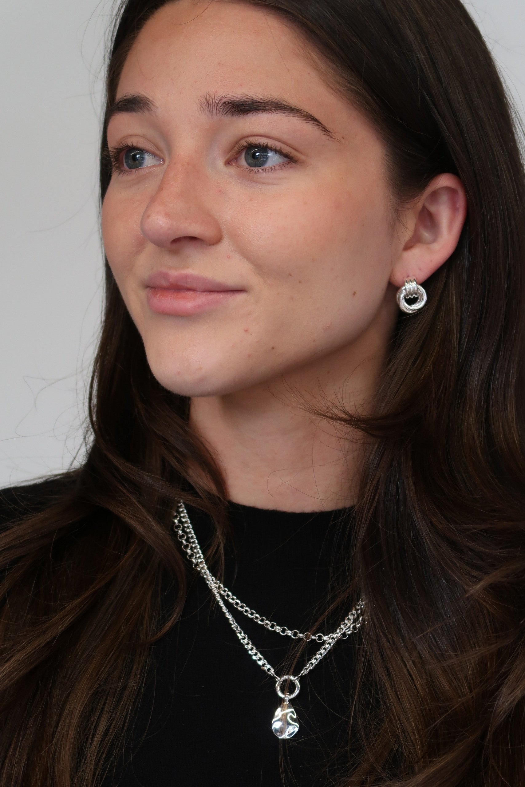Poppy Earring - Silver