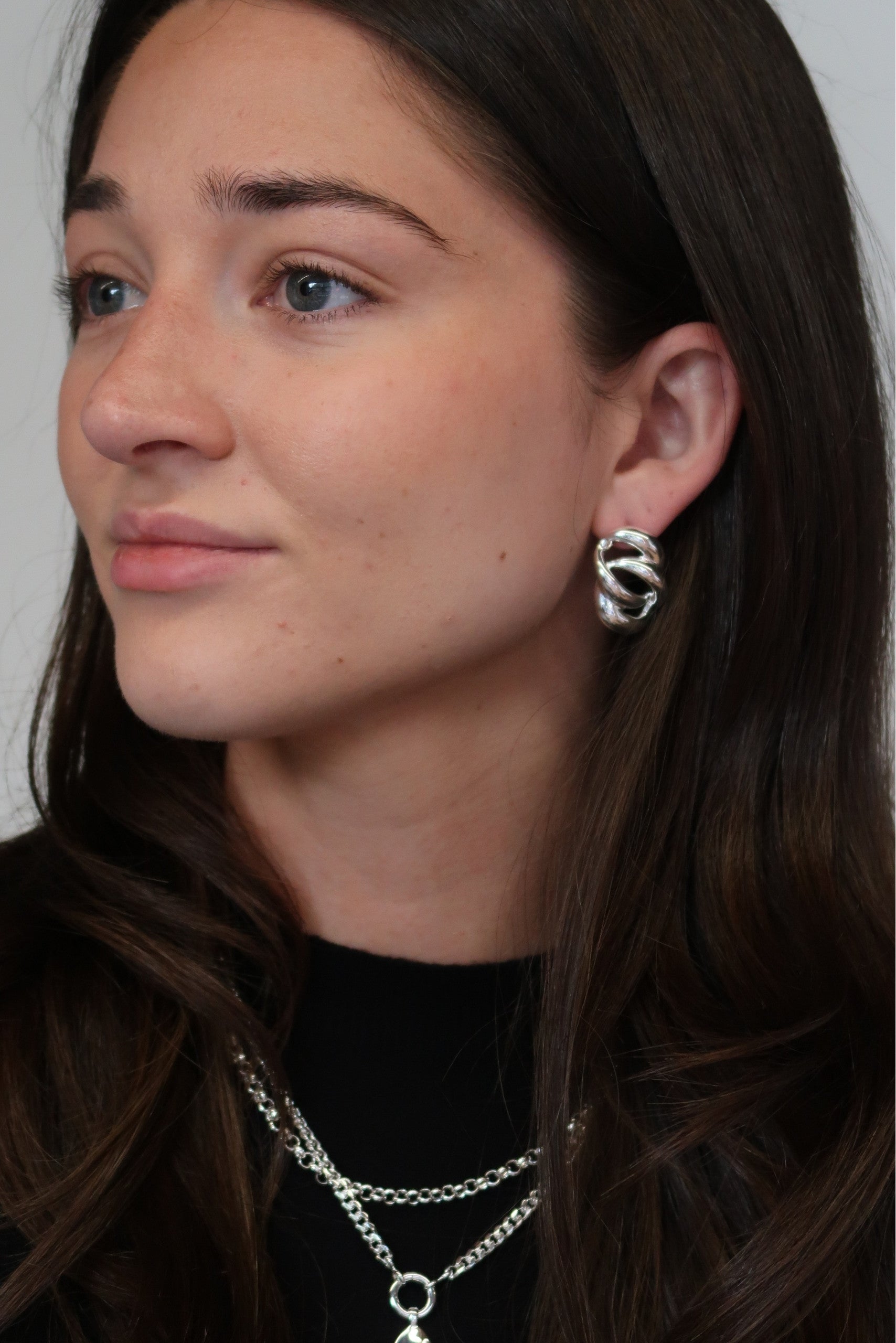 Ivy Earrings - Silver
