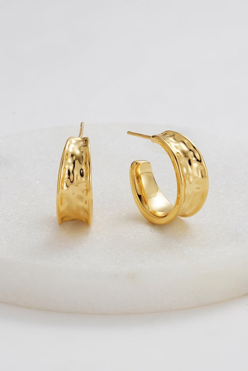 Bianca Mini Hoops - Gold