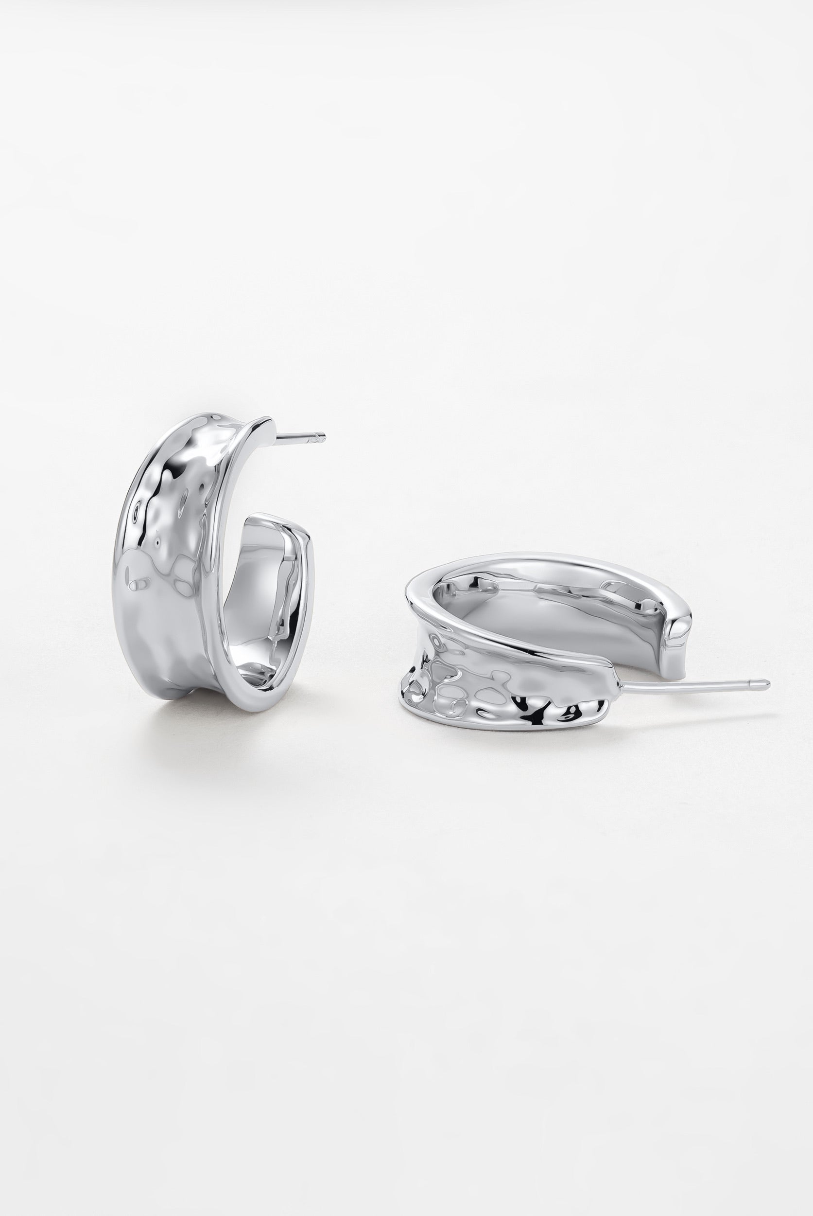 Bianca Mini Hoops - Silver