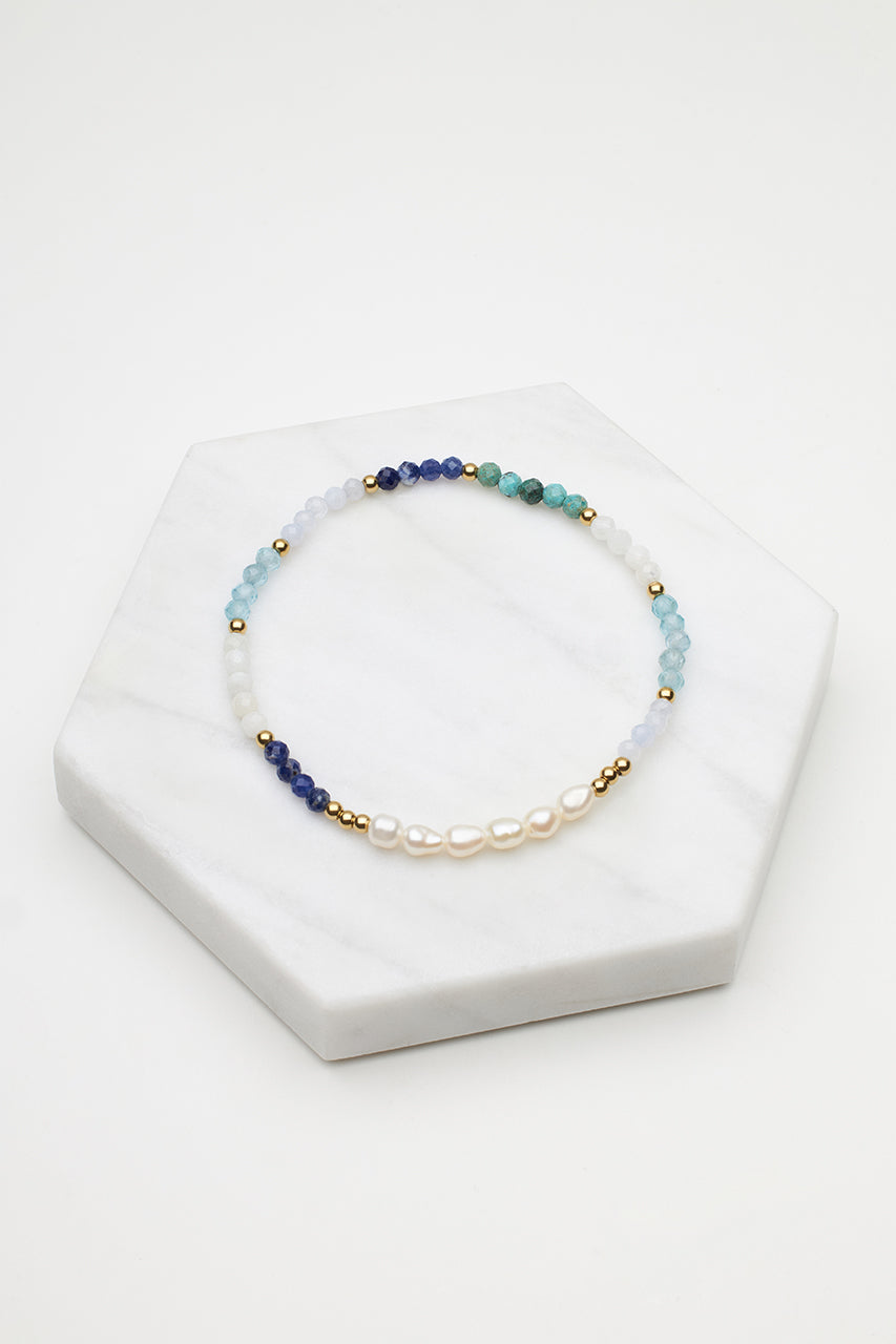 Tiana Bracelet - Teal/Navy