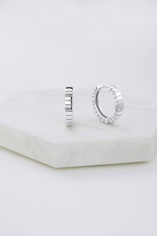 Willow Hoop - Silver