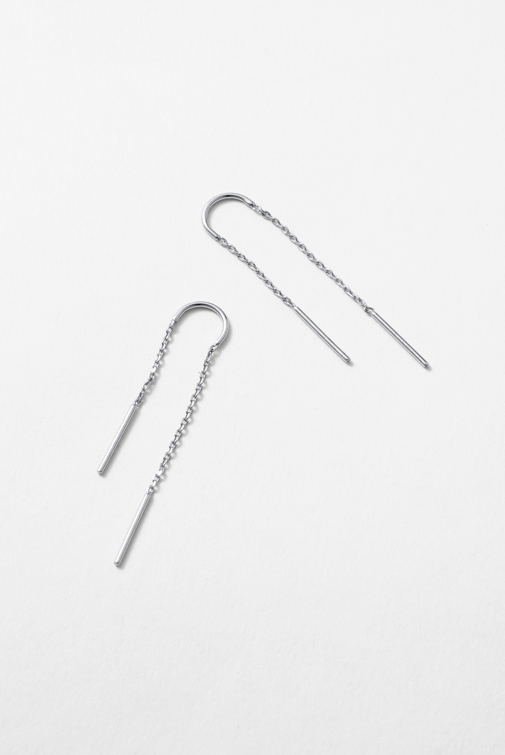 Ivy thread Earring - Silver