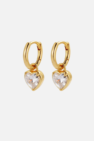 Amor & Zoe Huggie Stack - Gold