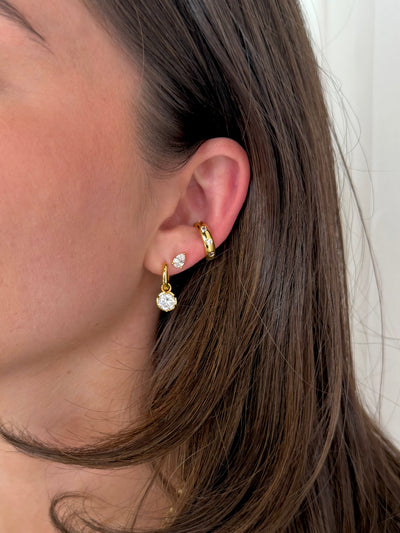 Serena, Esther Stud + Rhi Ear Cuff - Silver