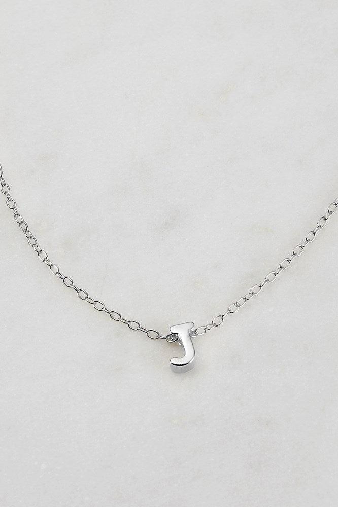 Letter Necklace J
