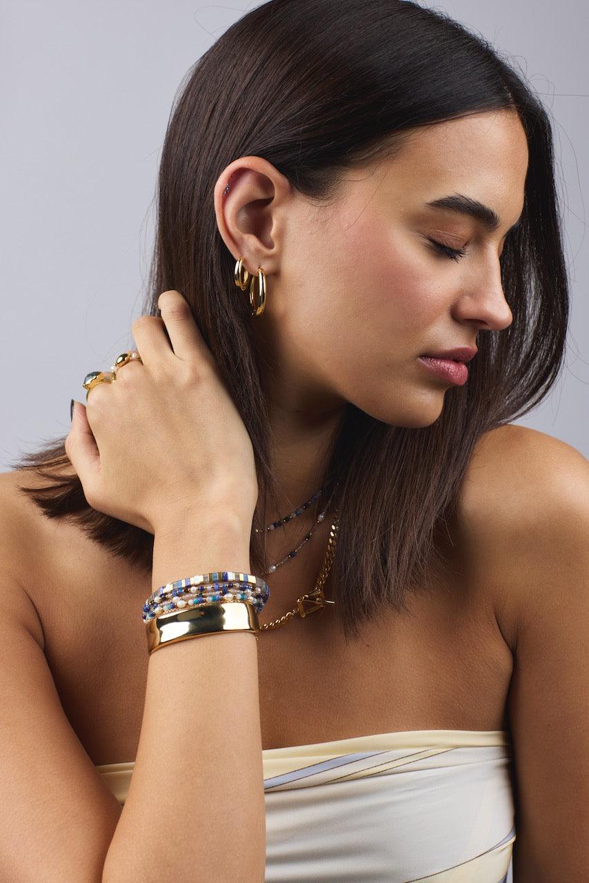 Tile Bracelet - Navy
