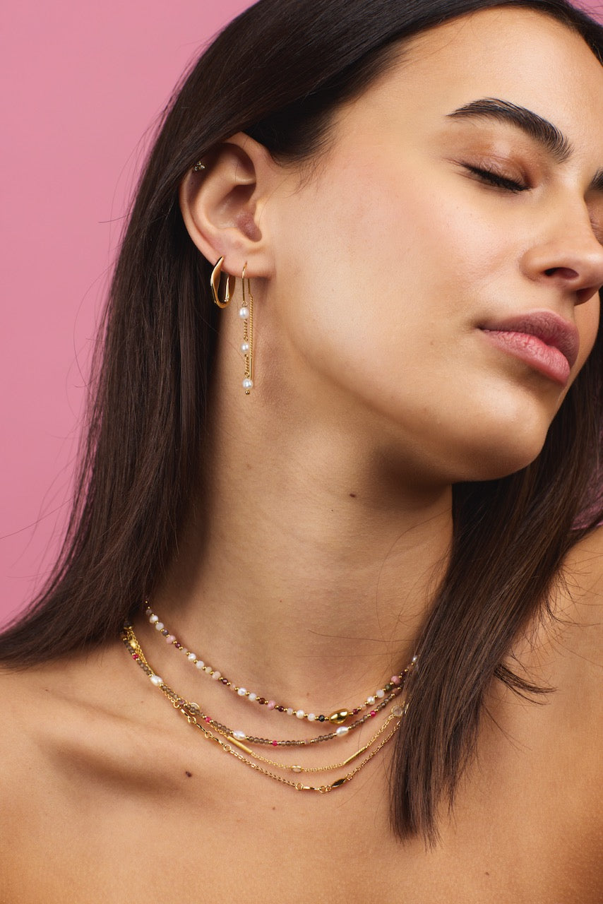 Rose Earring - Silver