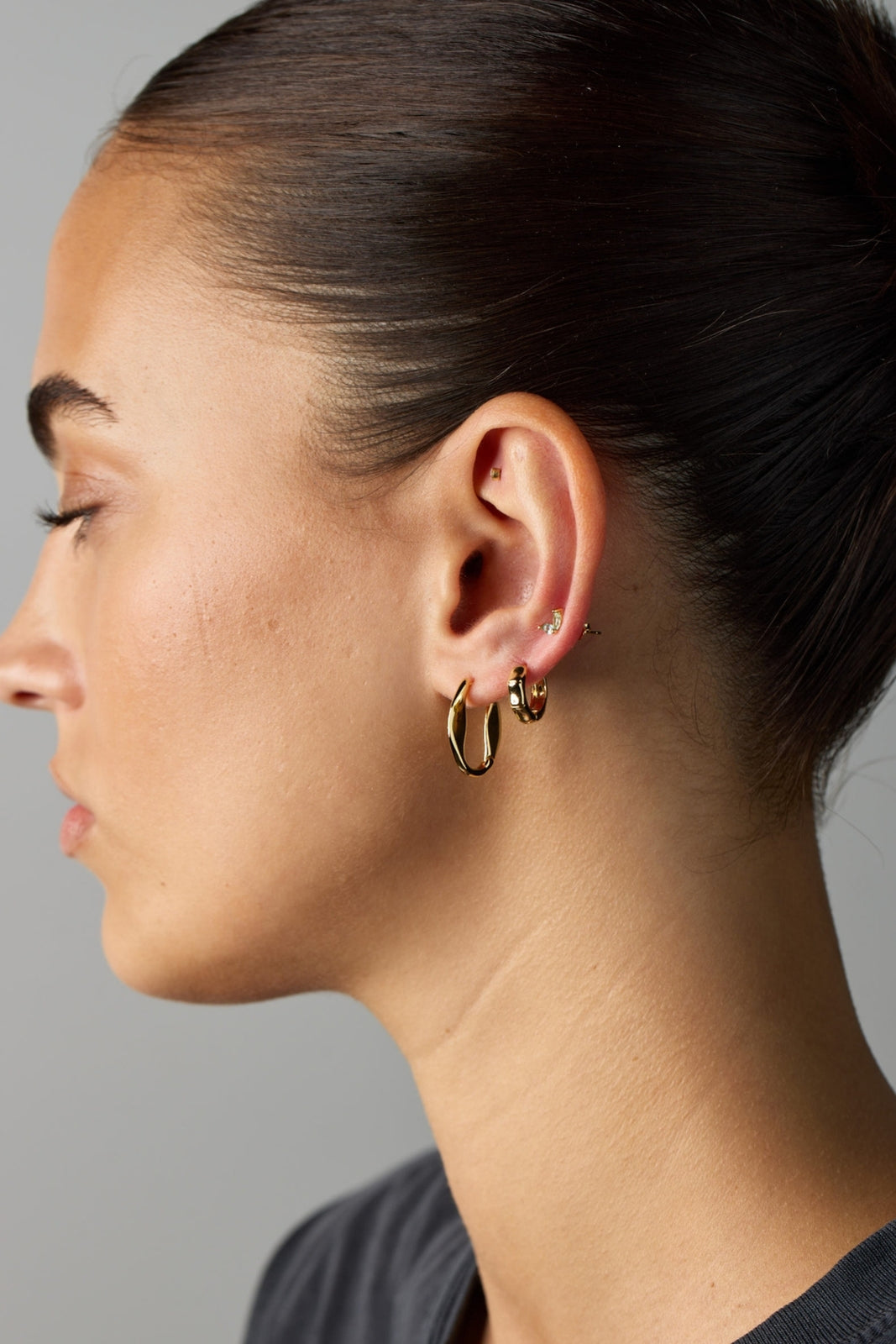 Rose Earring - Silver