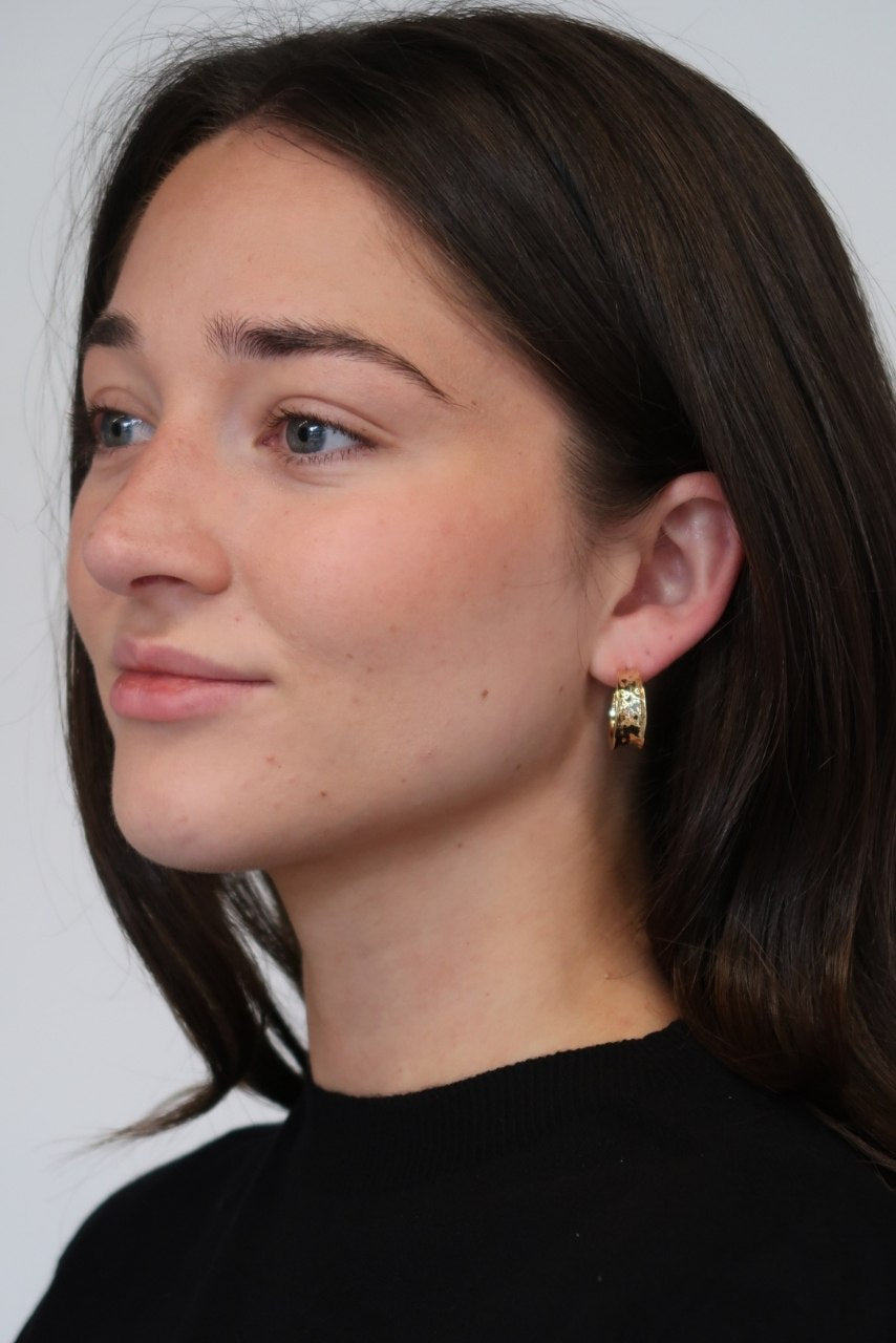 Bianca Mini Hoops - Gold