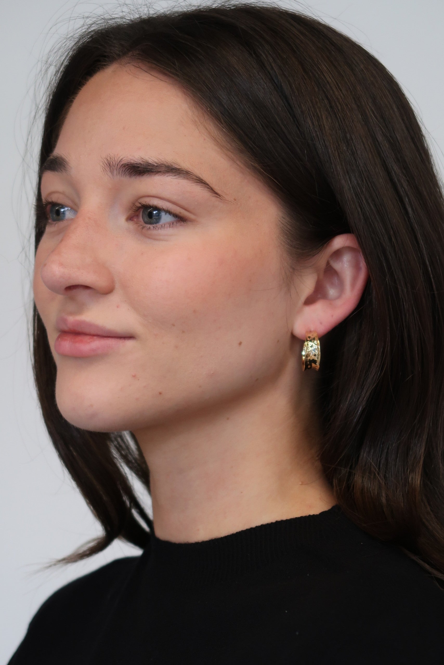 Bianca Mini Hoops - Gold