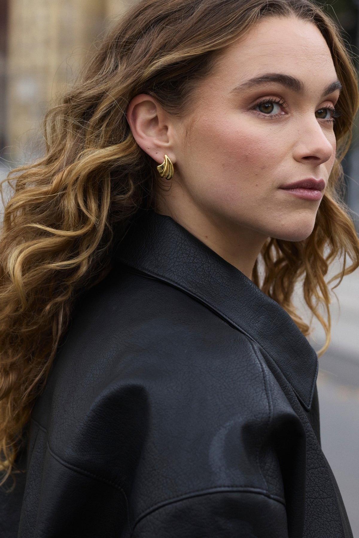 Gold Claudia Earring — Zafino Australia (2 of 6)
