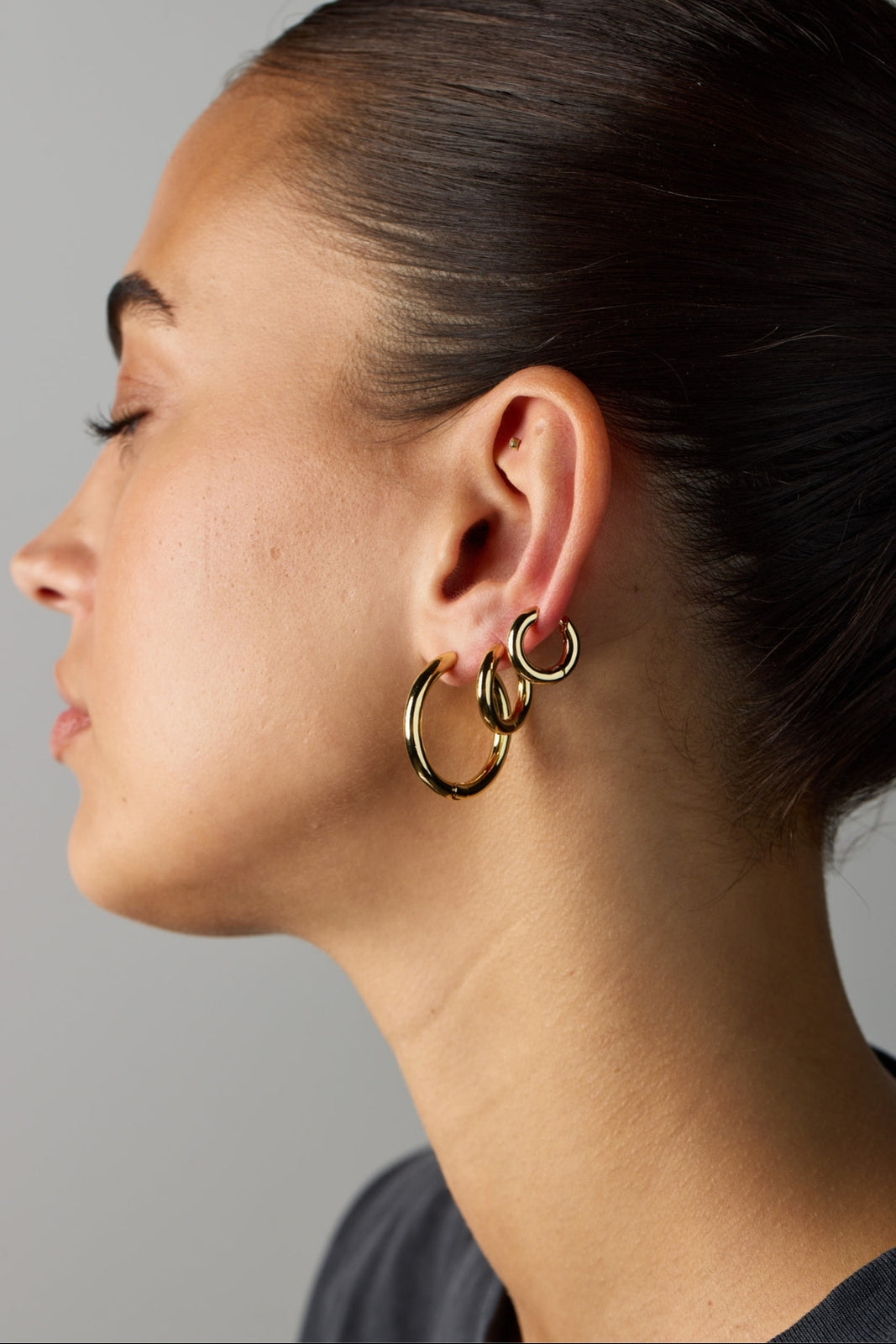 Kendall Hoop Gold - Medium