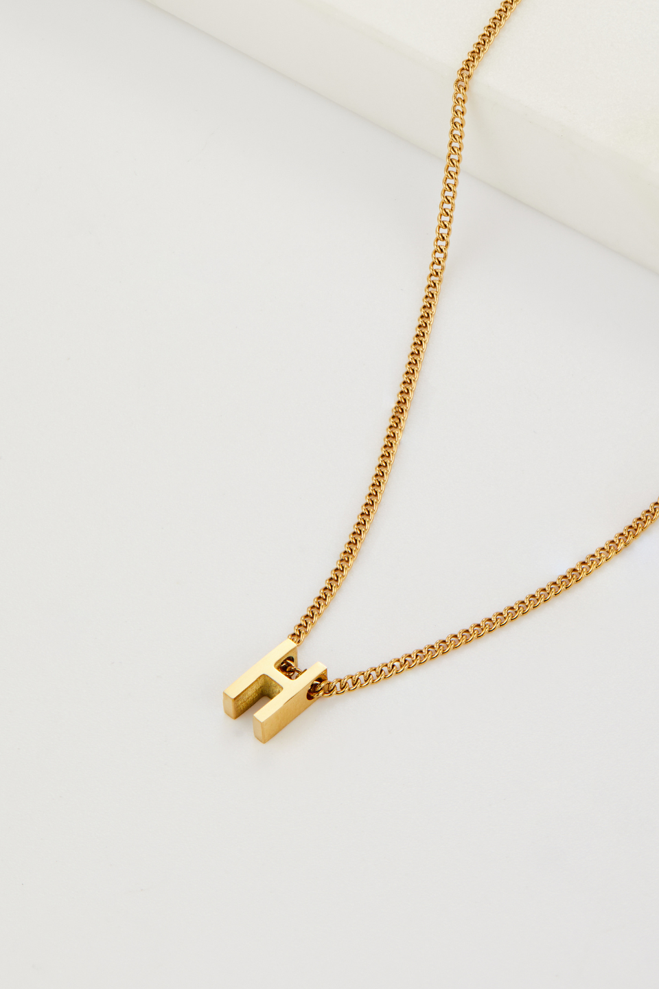 Letter Necklace H