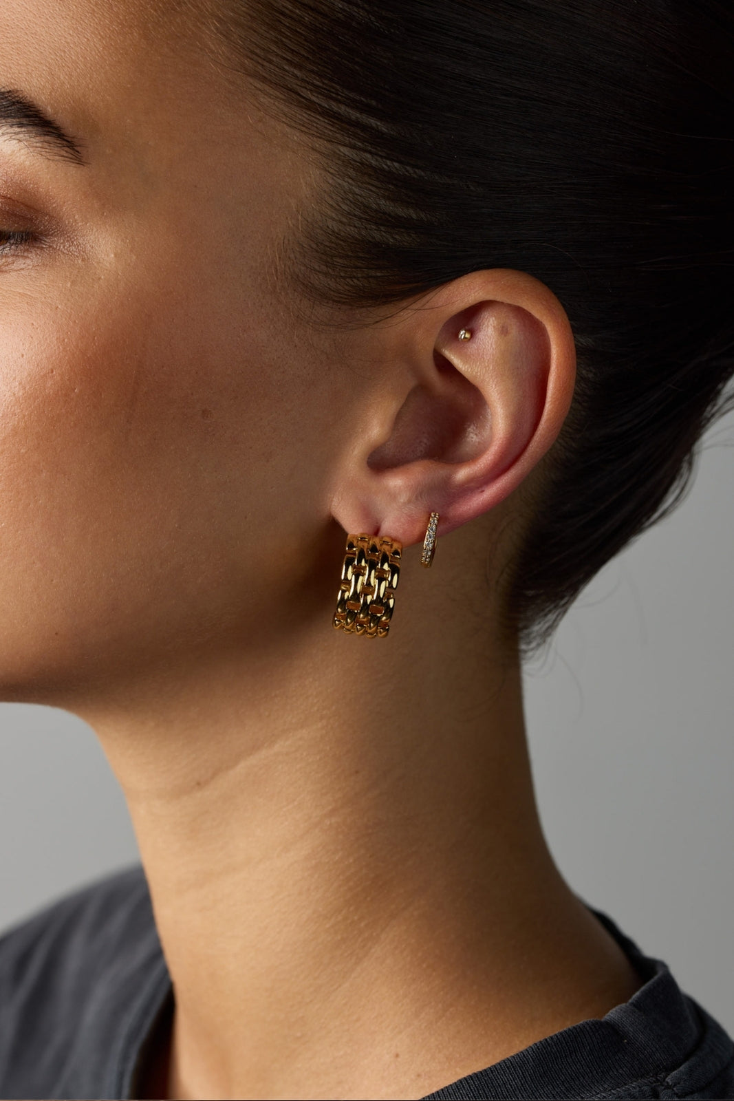 Silver Rosie Hoops — Zafino Australia (2 of 5)