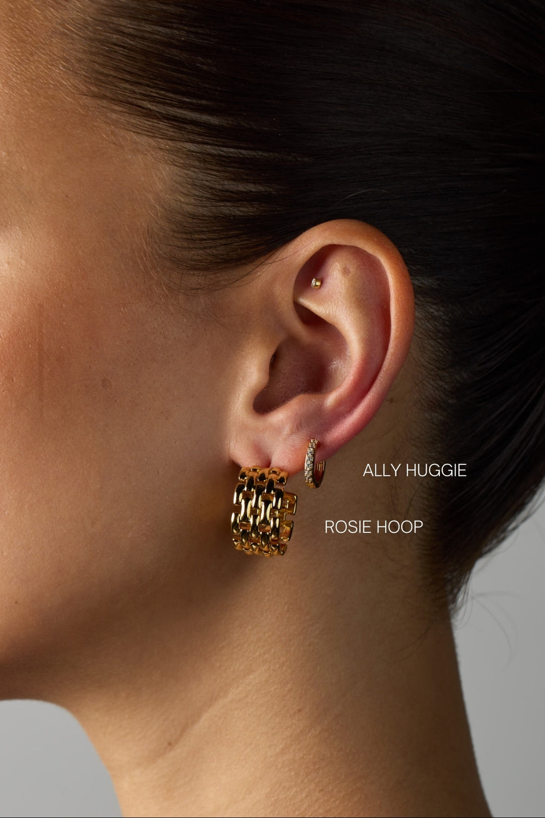 Rosie Hoops - Gold