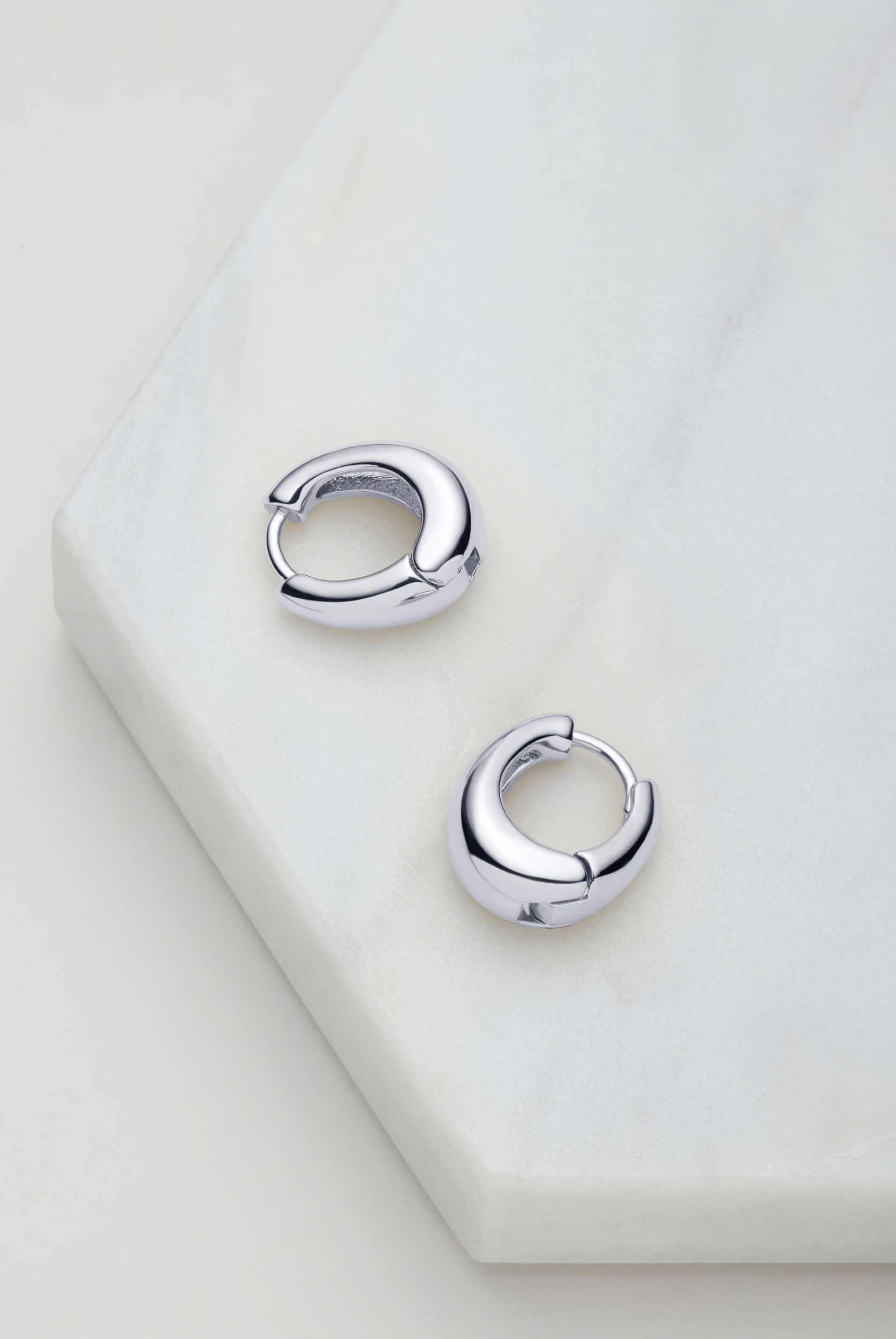 Steph Hoop Medium - Silver