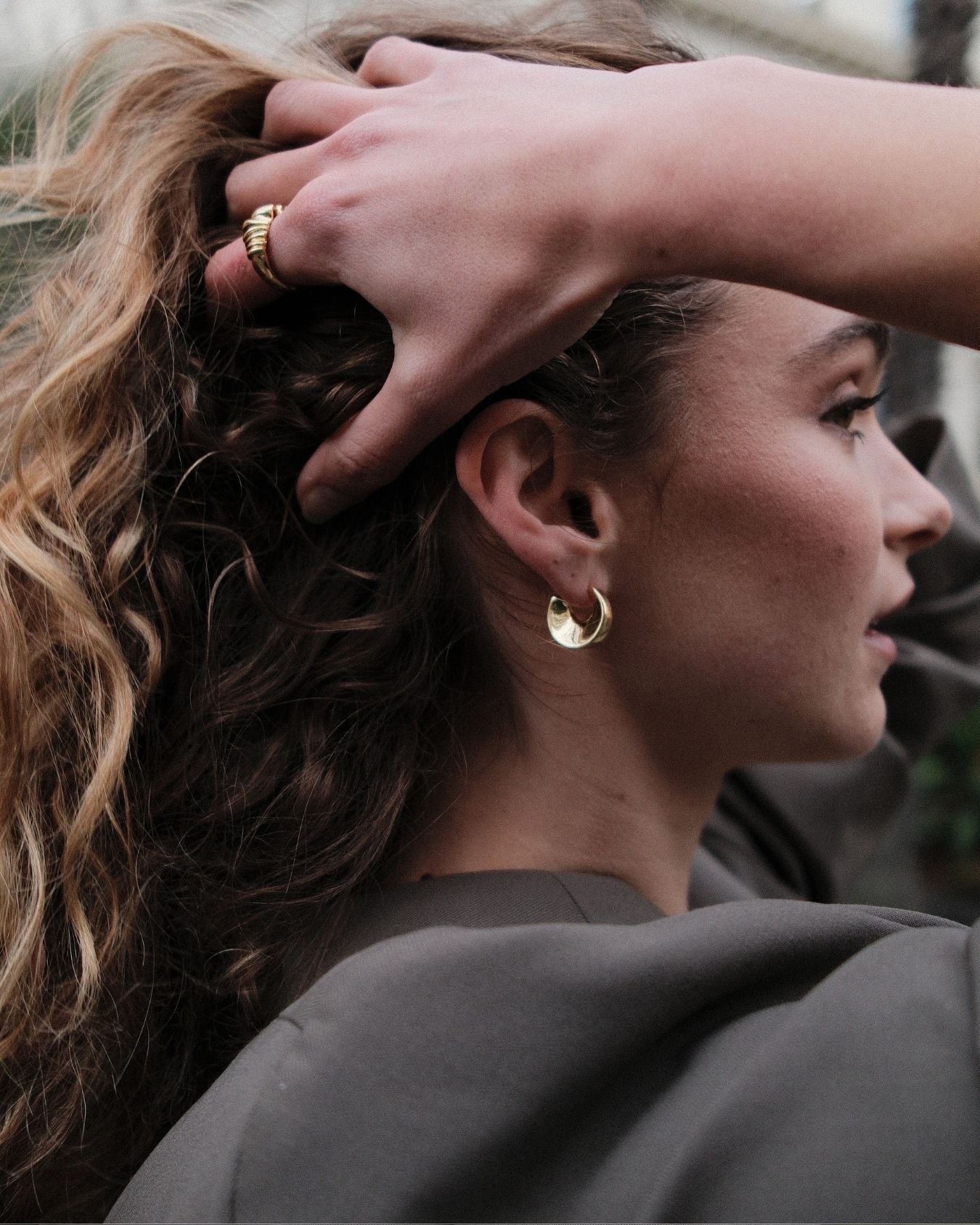 Everyday Gold Hoop earring for women
