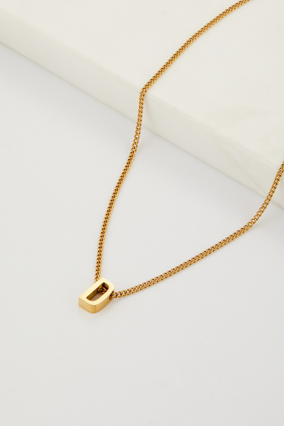 Letter Necklace D