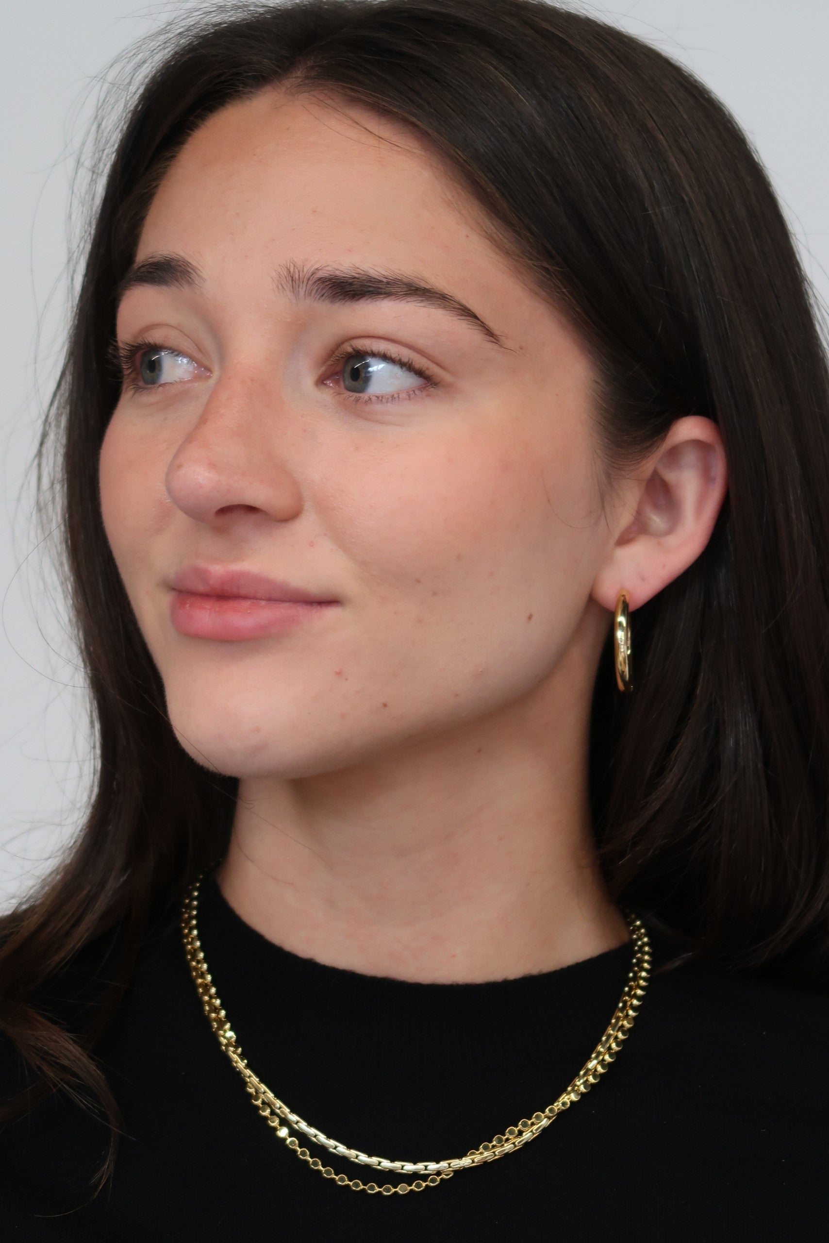 Kendall Hoop Gold - Large