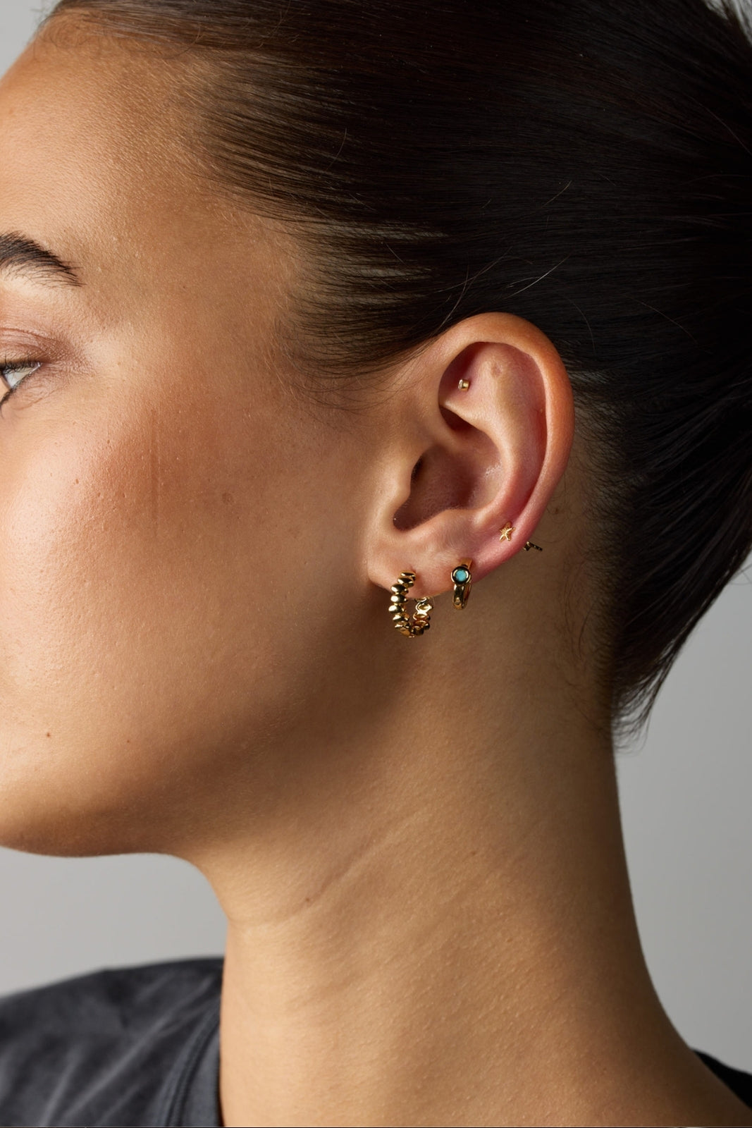 Starfish Stud Earring - Gold