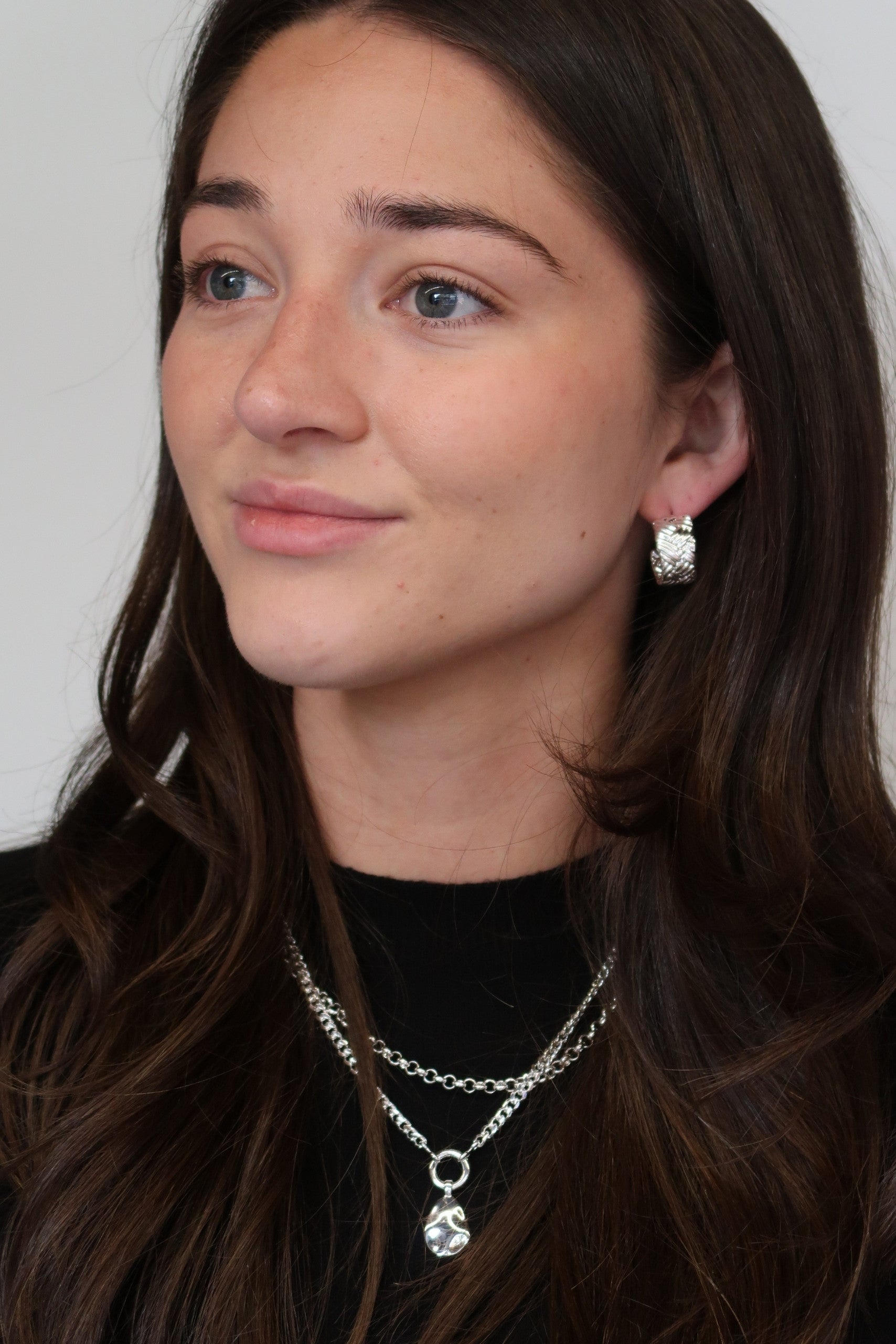 Maisy Hoop - Silver