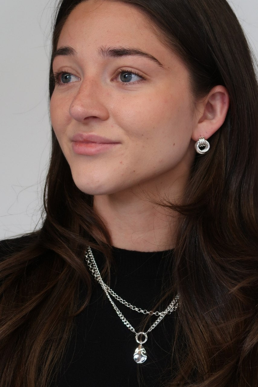 Poppy Earring - Silver