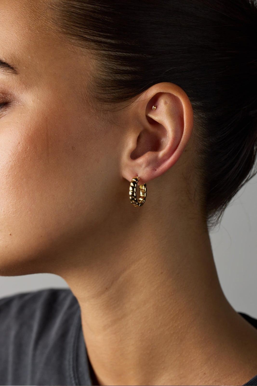 Macy Hoop - Gold