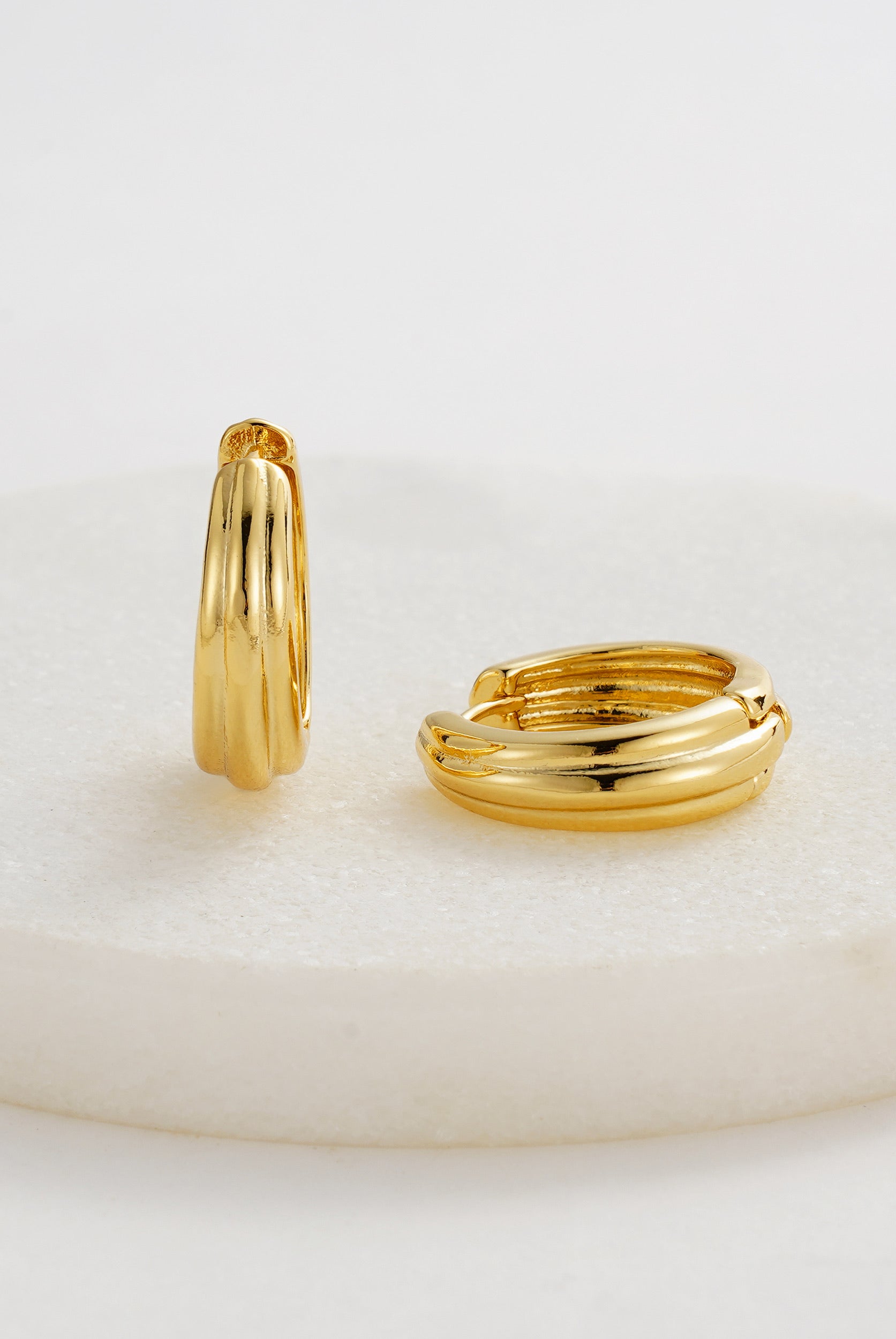 Paris Hoop Earring - Gold