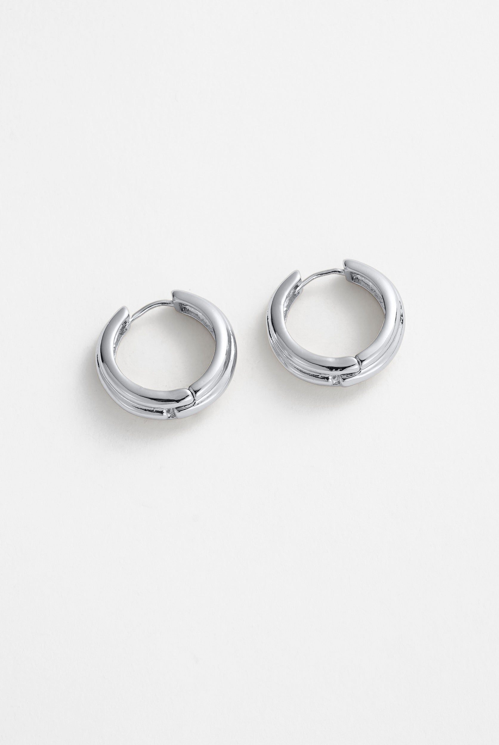 Paris Hoop Earring - Silver