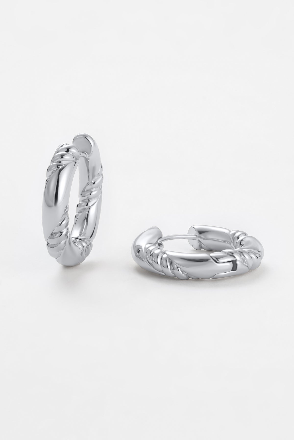 Silver Alannah Hoop — Zafino Australia (1 of 6)