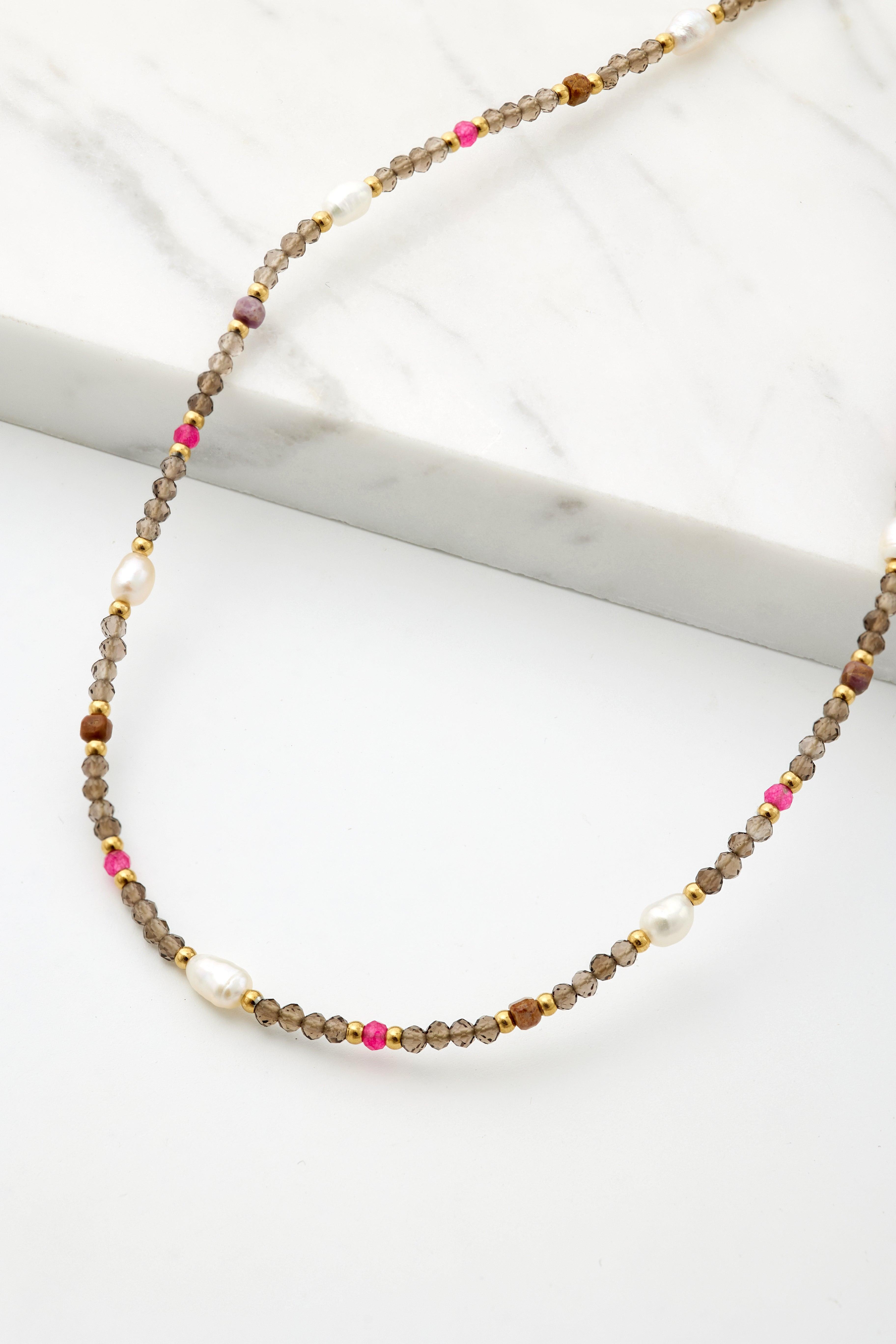 Monique Necklace - Smokey