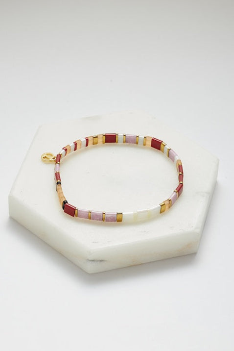 Tile bracelet - Rouge