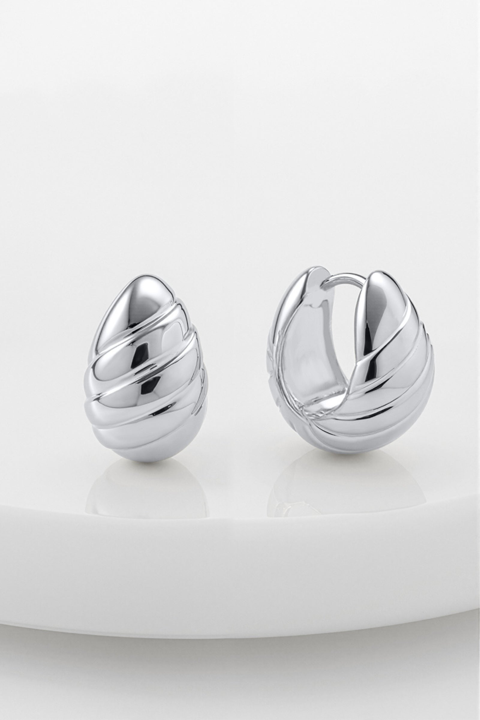 Bronte Hoop - Silver