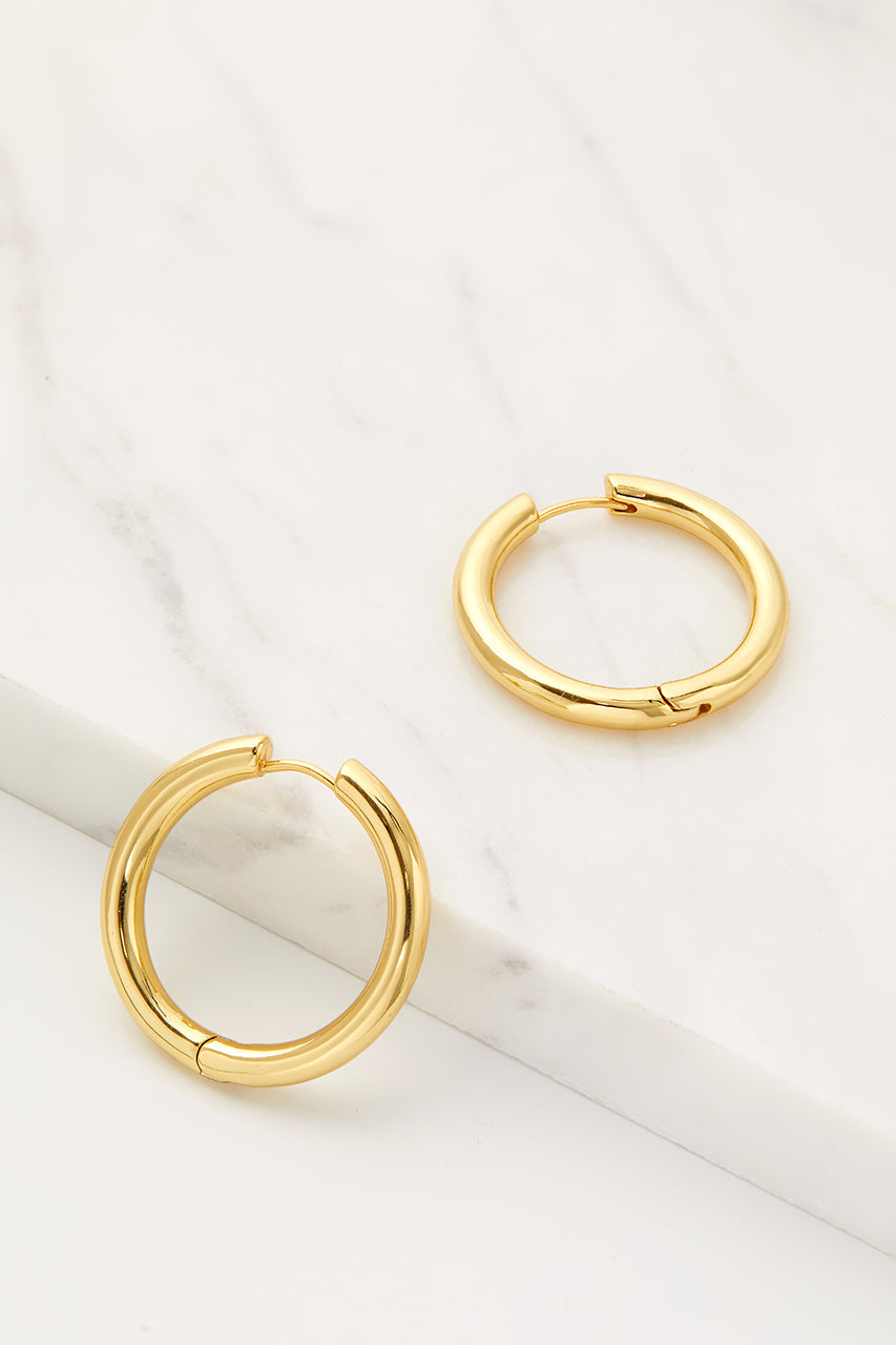 Kendall Hoop Gold - Large