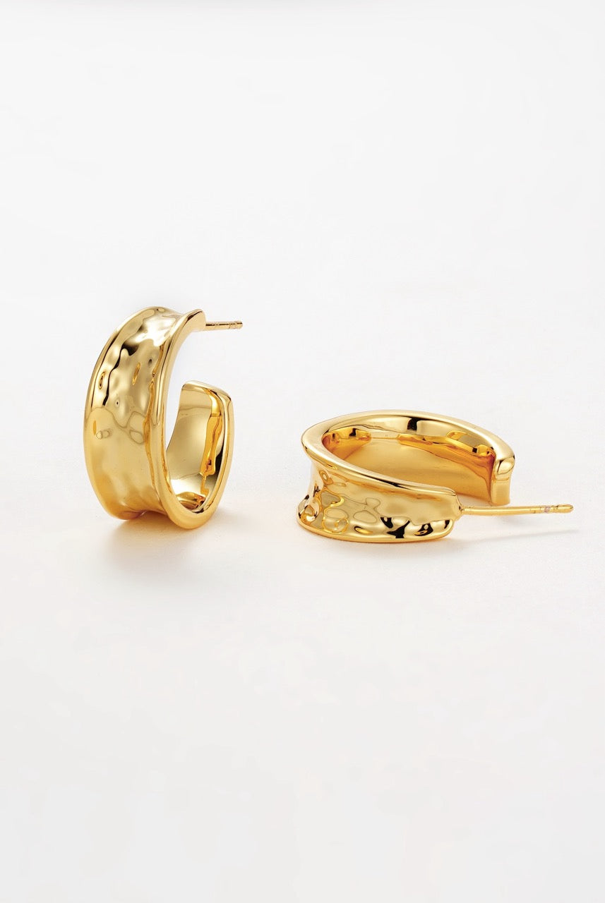Bianca Mini Hoops - Gold