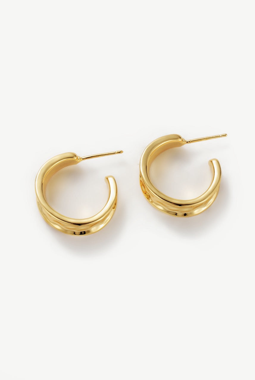 Gold Bianca Mini Hoops — Zafino Australia (3 of 7)