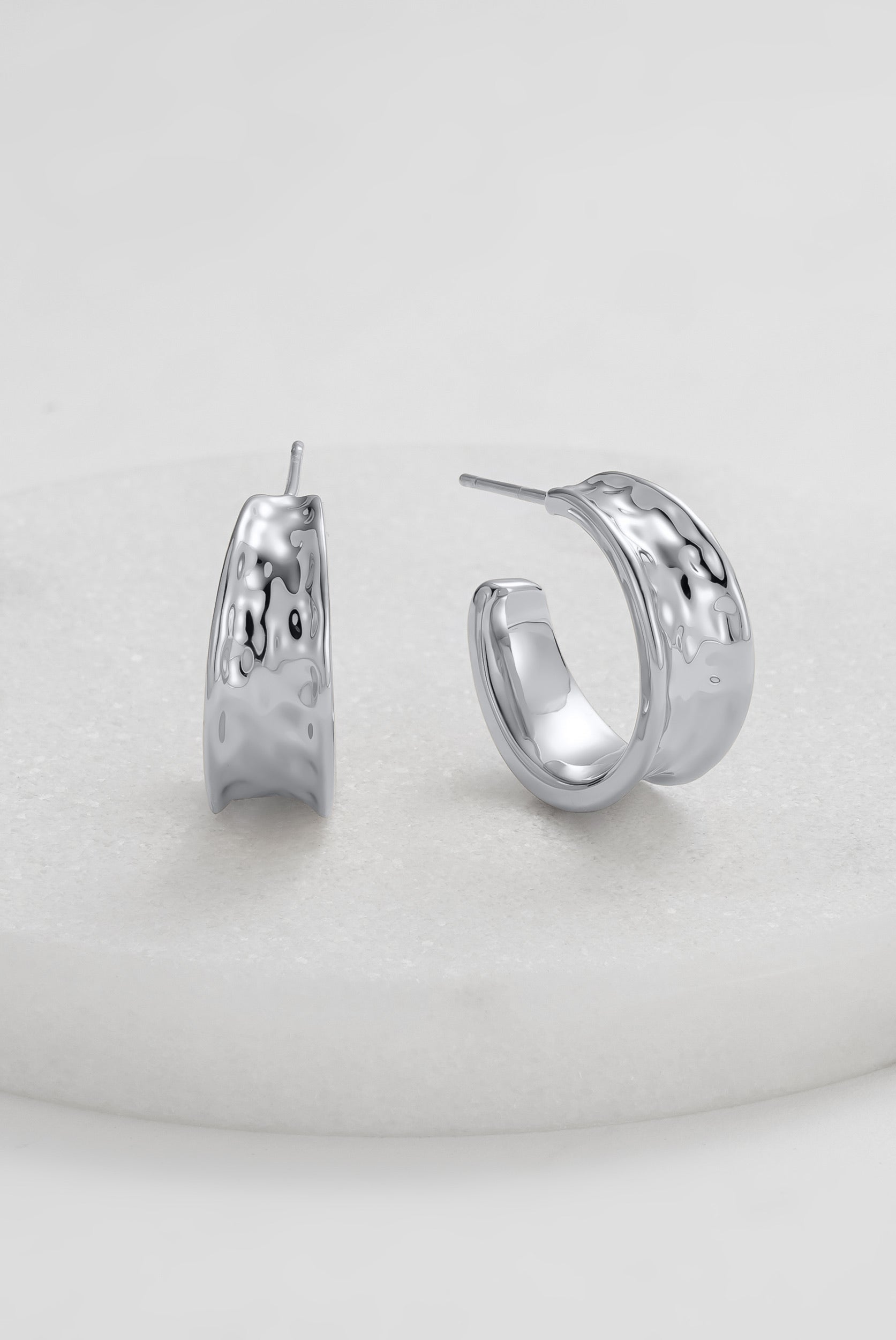 Bianca Mini Hoops - Silver