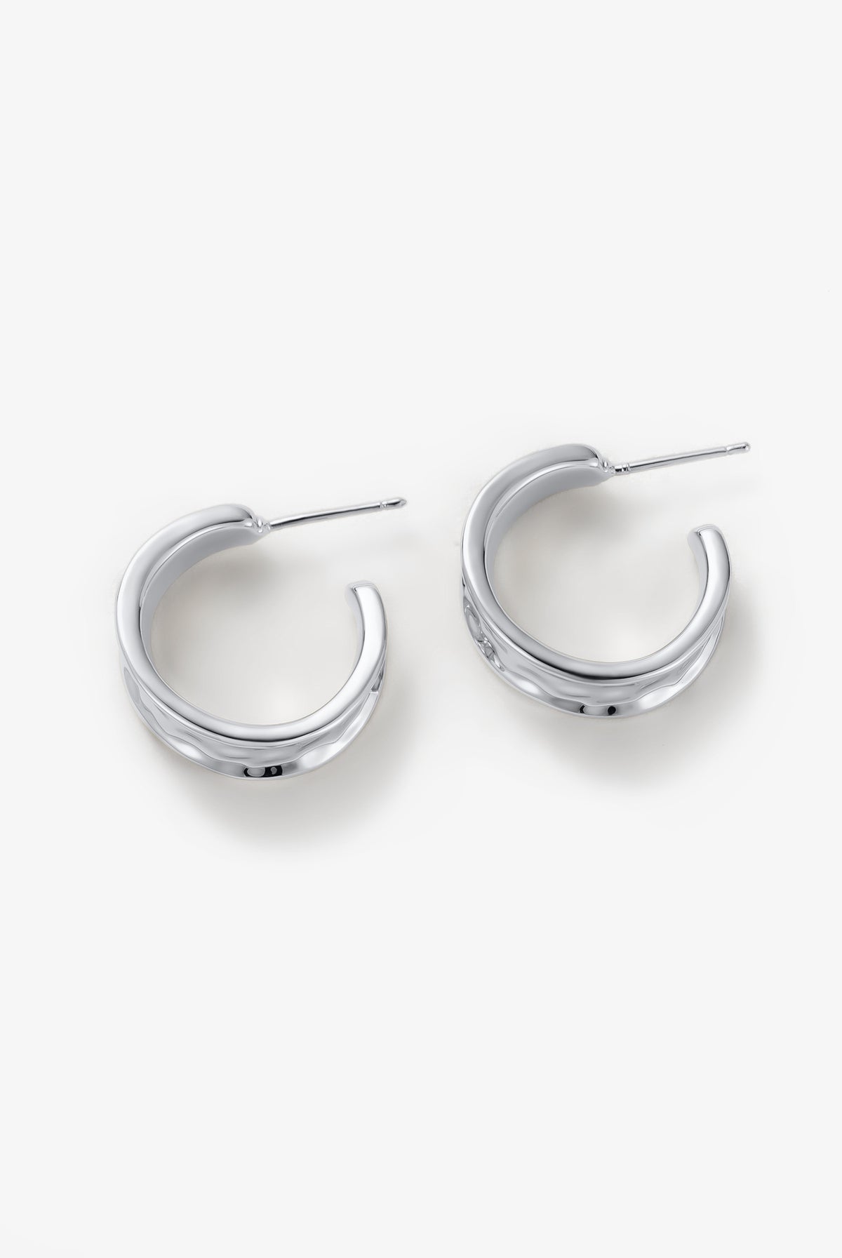 Silver Bianca Mini Hoops — Zafino Australia (3 of 6)