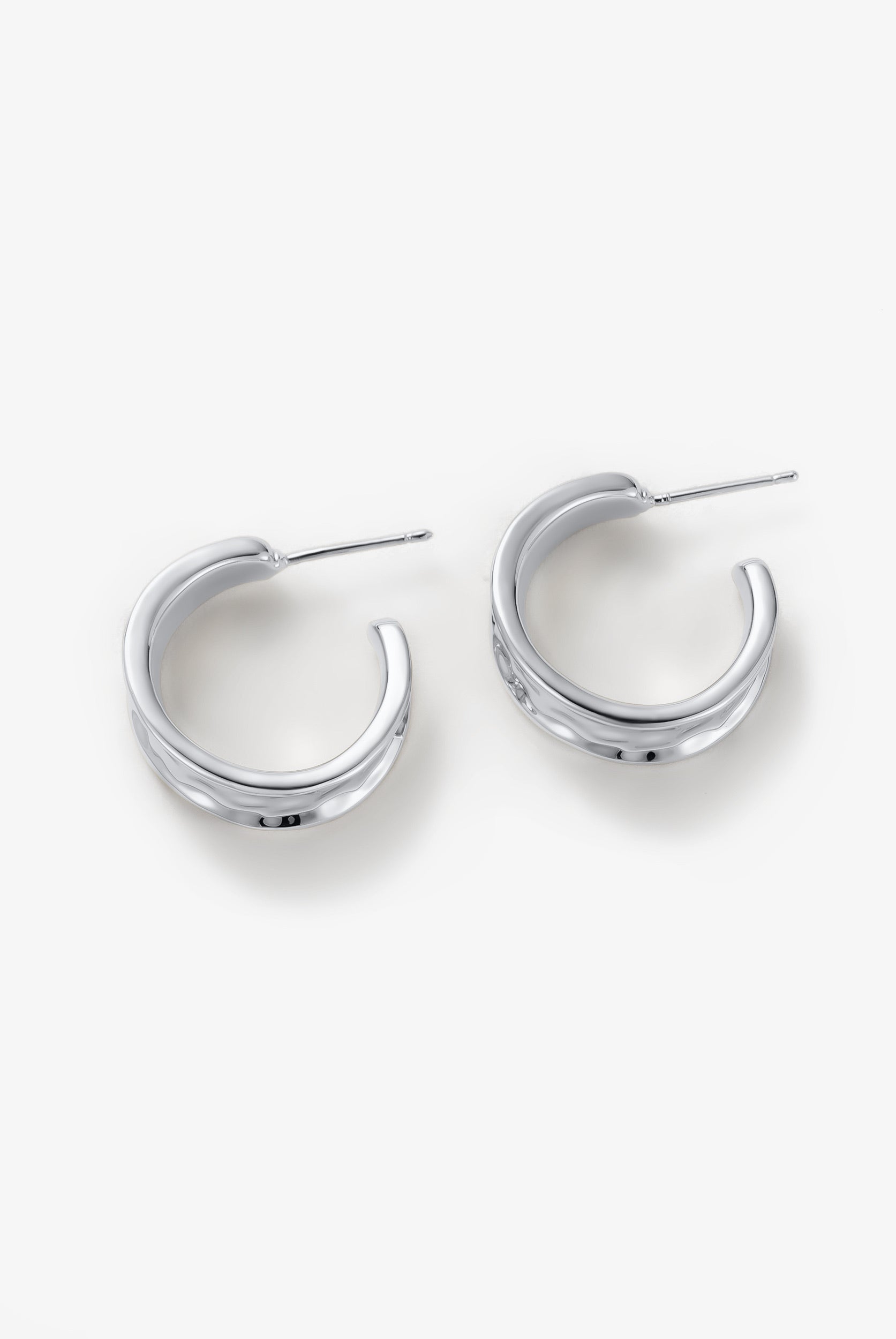 Bianca Mini Hoops - Silver