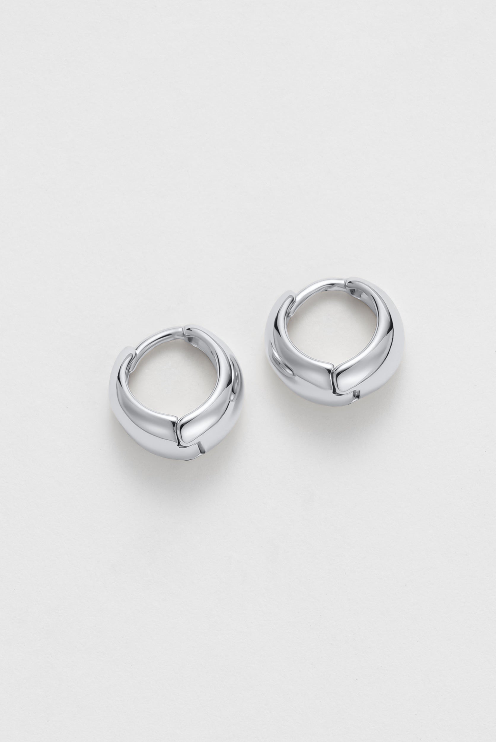 Steph Hoop Small - Silver