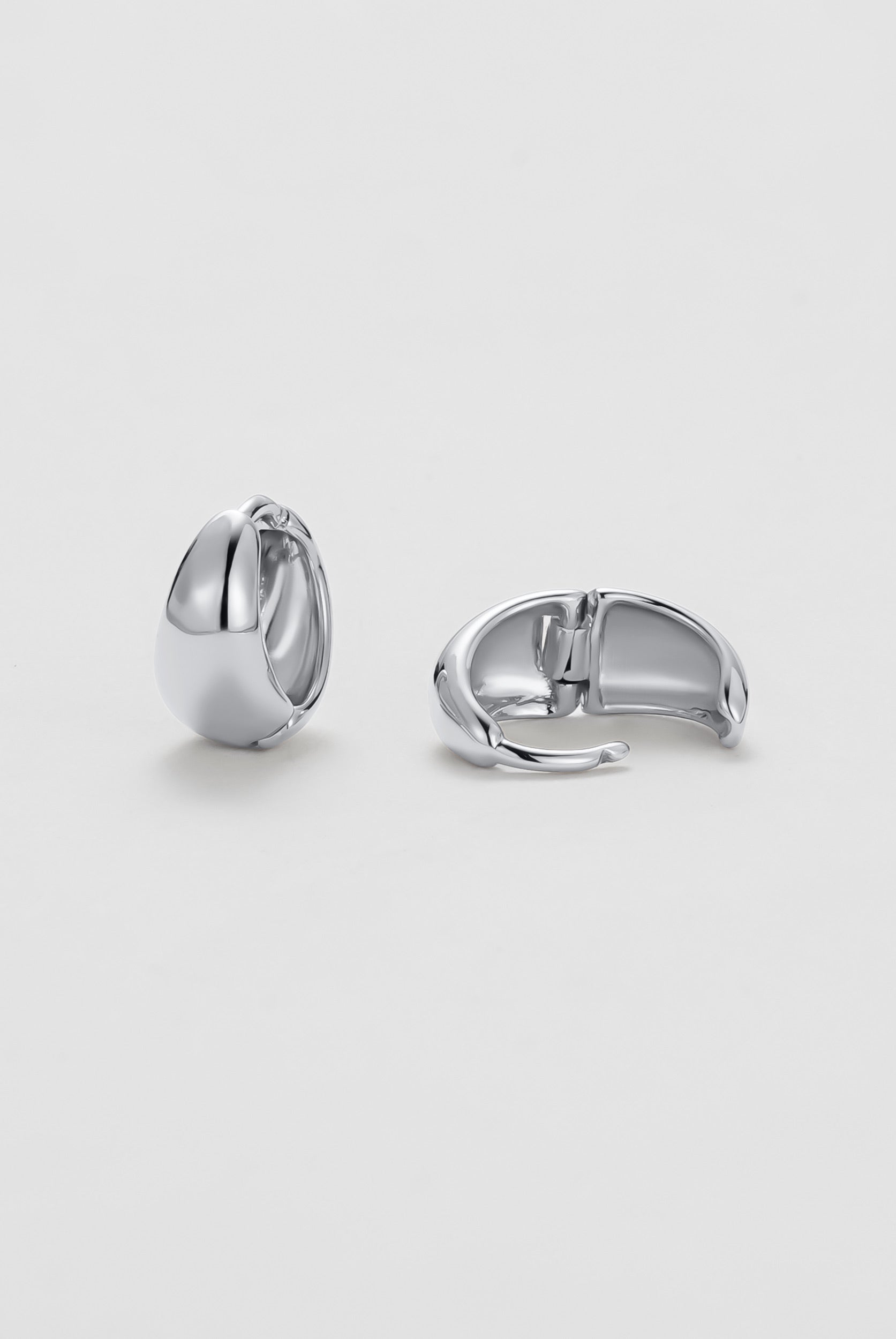 Steph Hoop Small - Silver