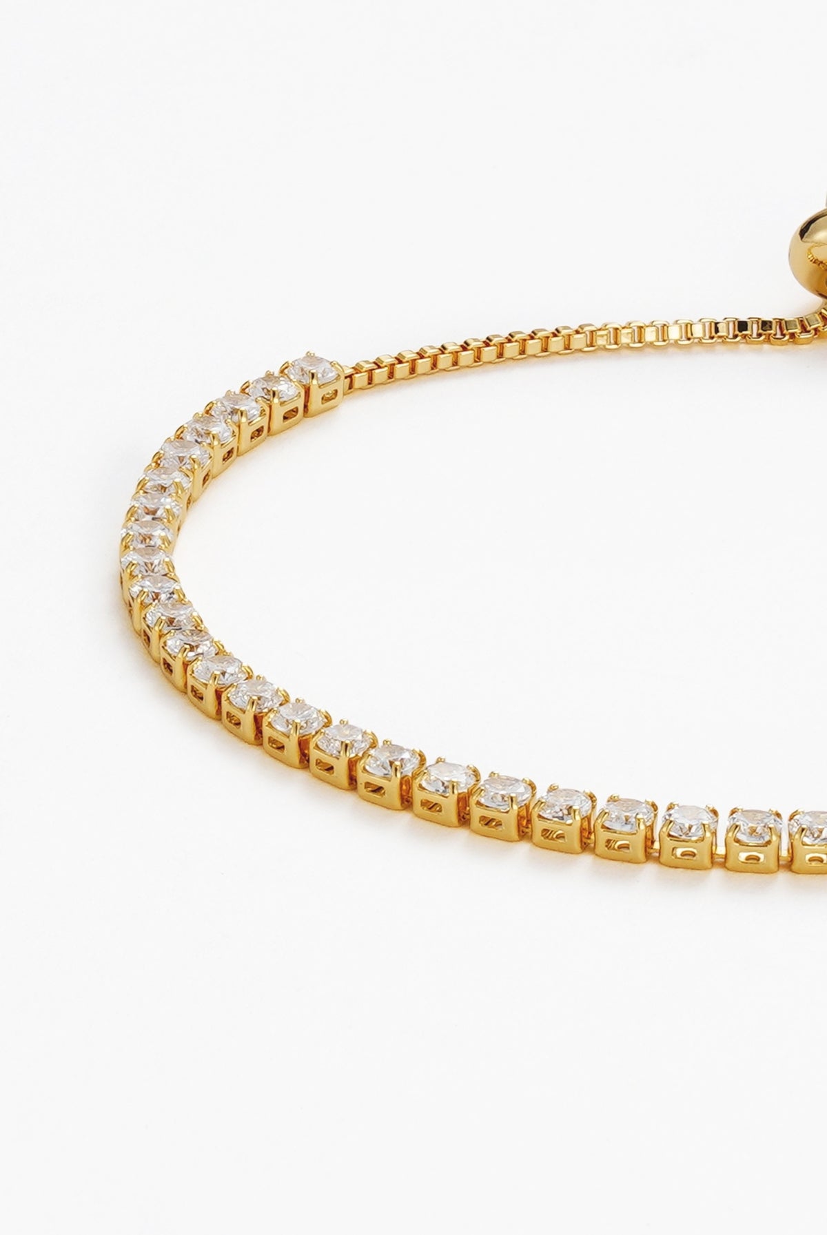Gold Nikki Tennis Bracelet — Zafino Australia (5 of 5)
