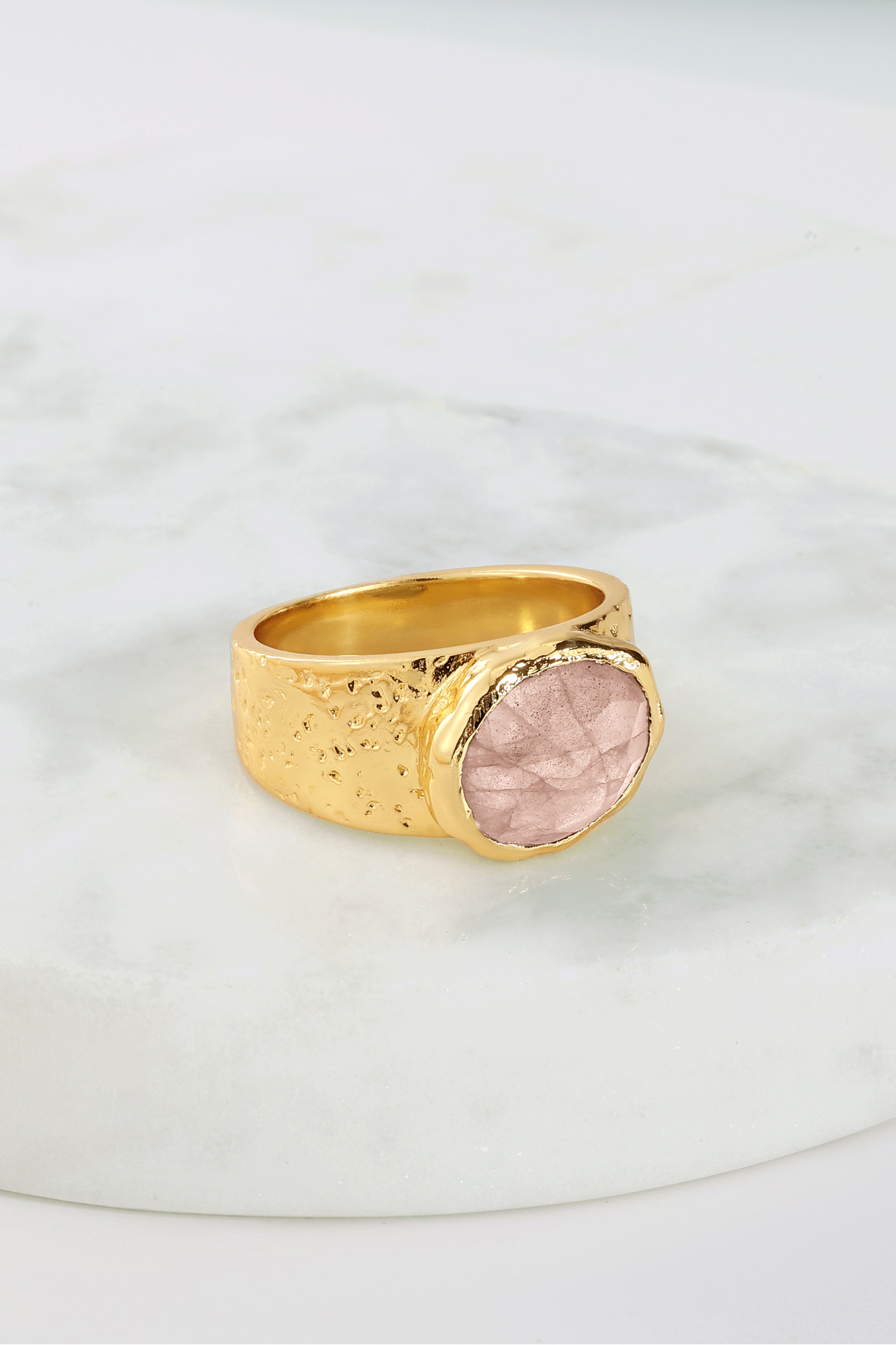 Daniella Ring - Rose Quartz