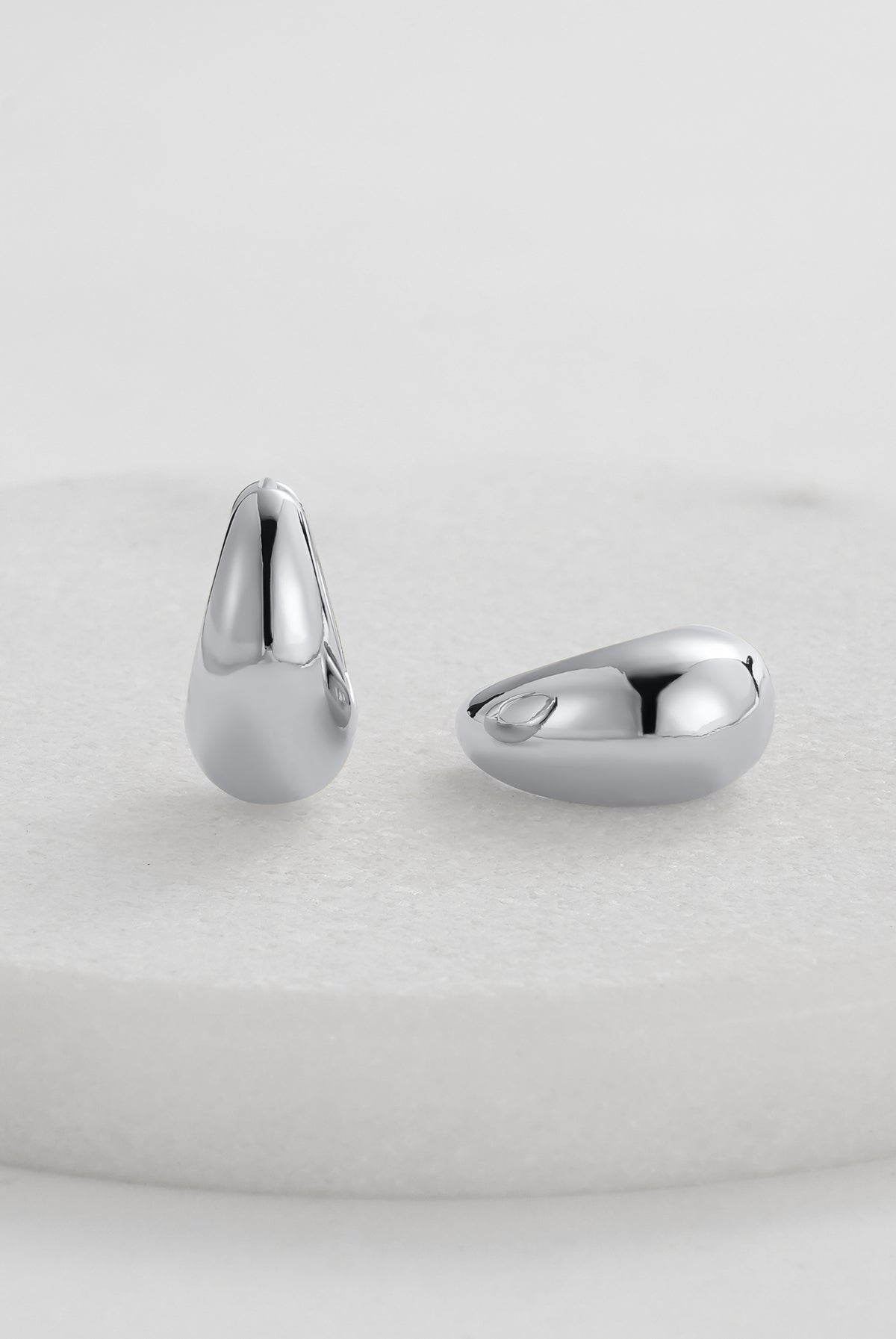 Silver Steph Hoop Large — Zafino Australia (3 of 5)