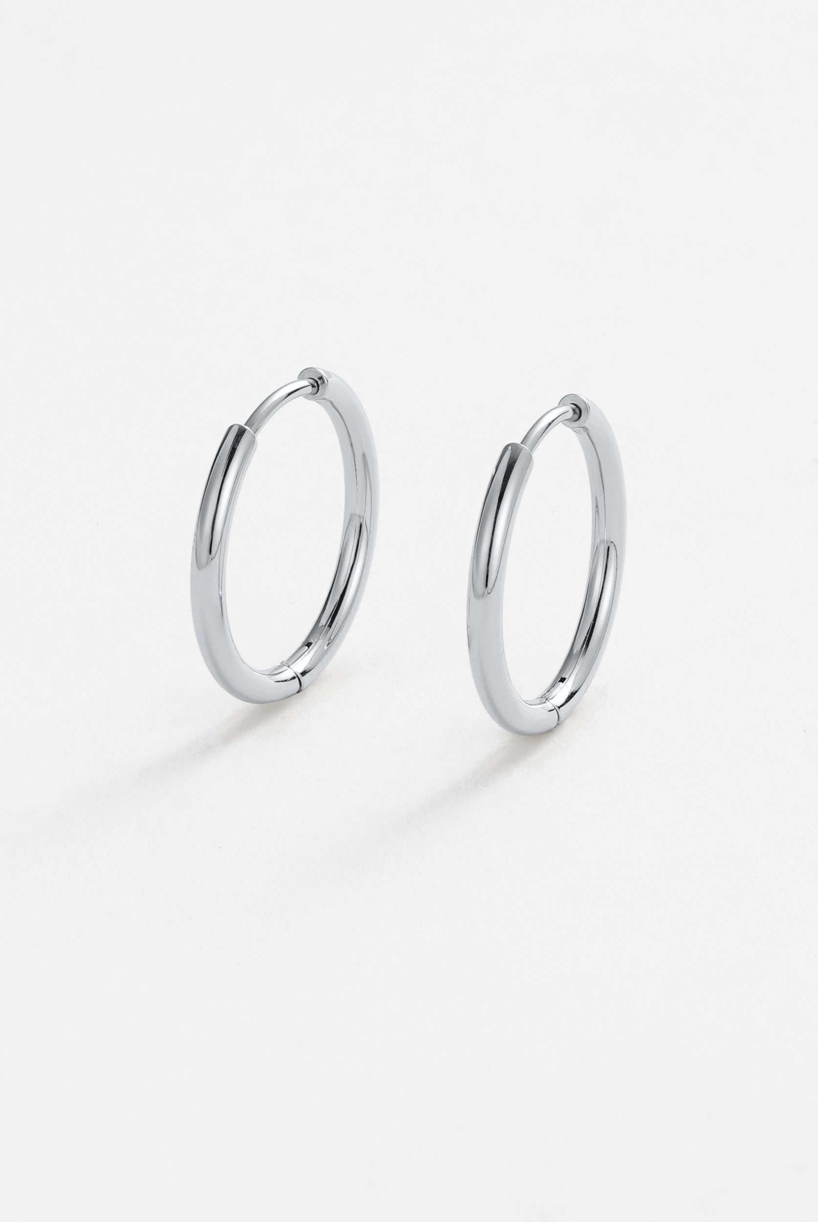 Delilah Hoop Medium - Silver