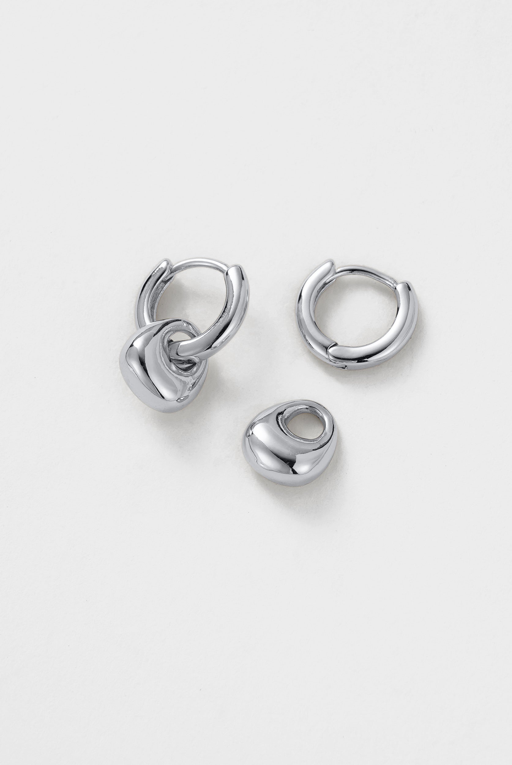 Sadie Hoop - Silver