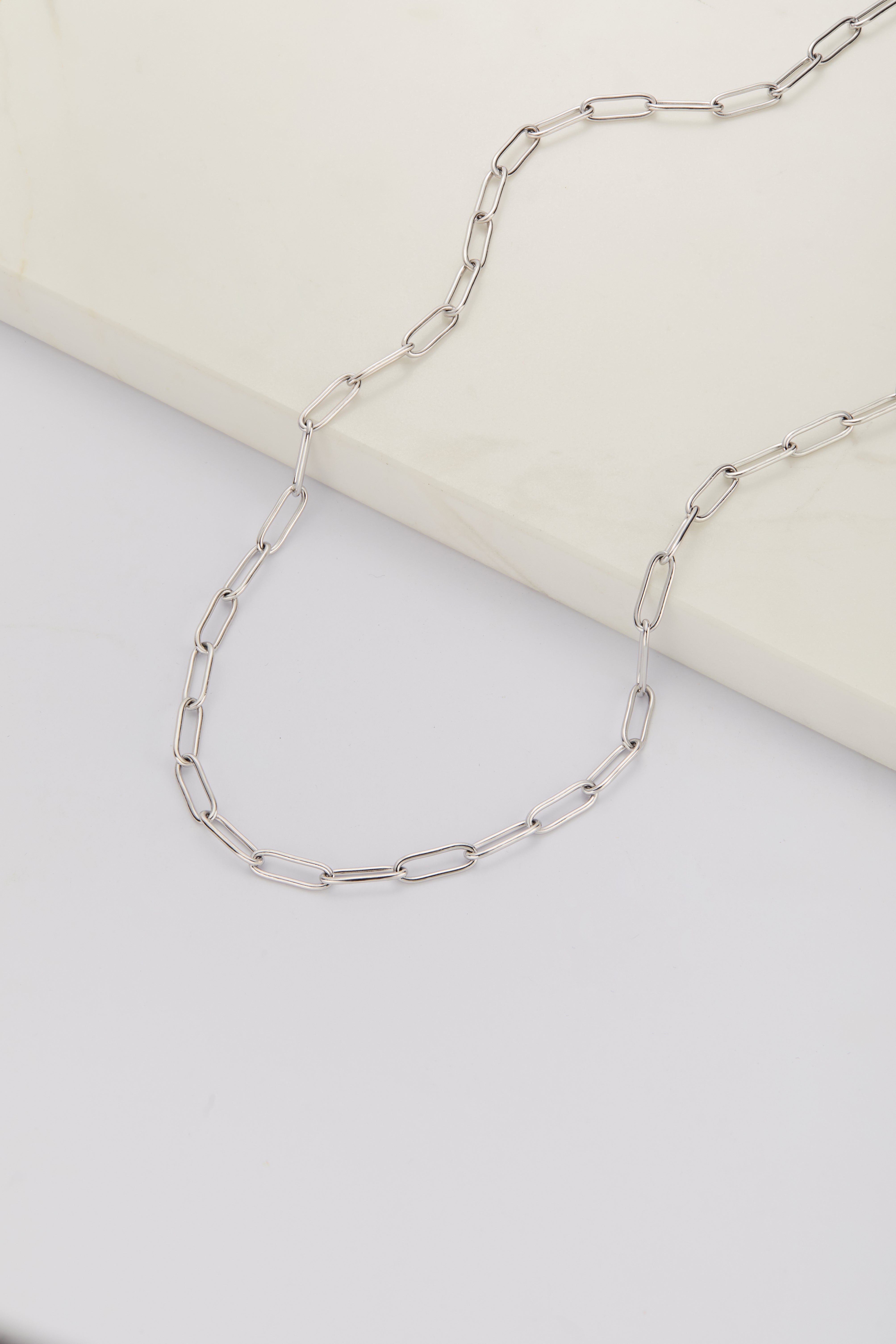 Ruby Necklace - Silver