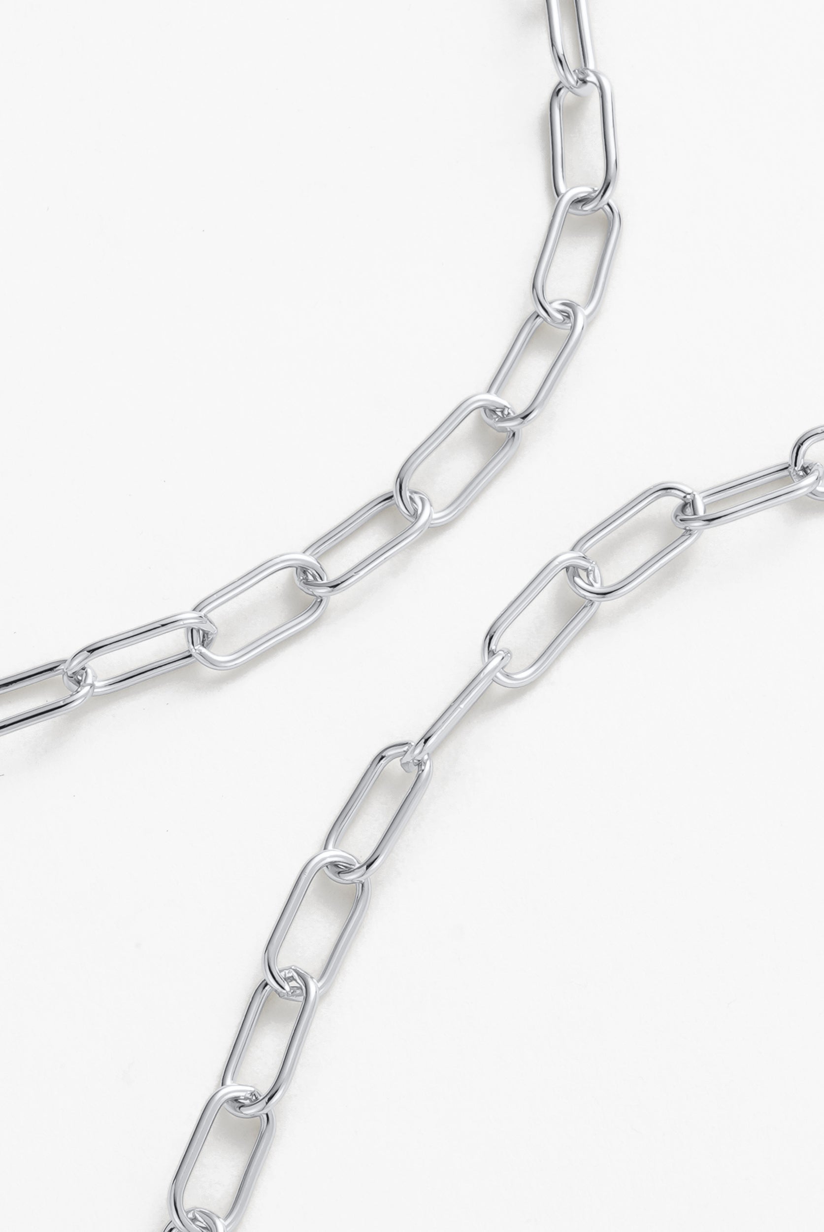 Ruby Necklace - Silver