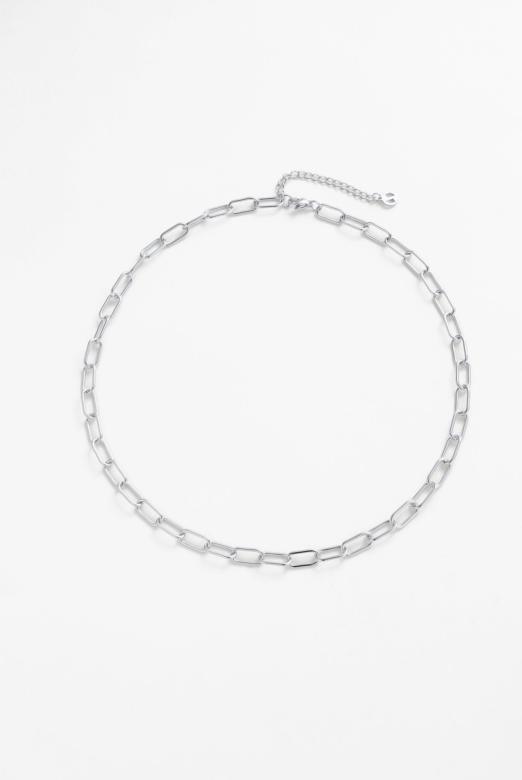 Ruby Necklace - Silver